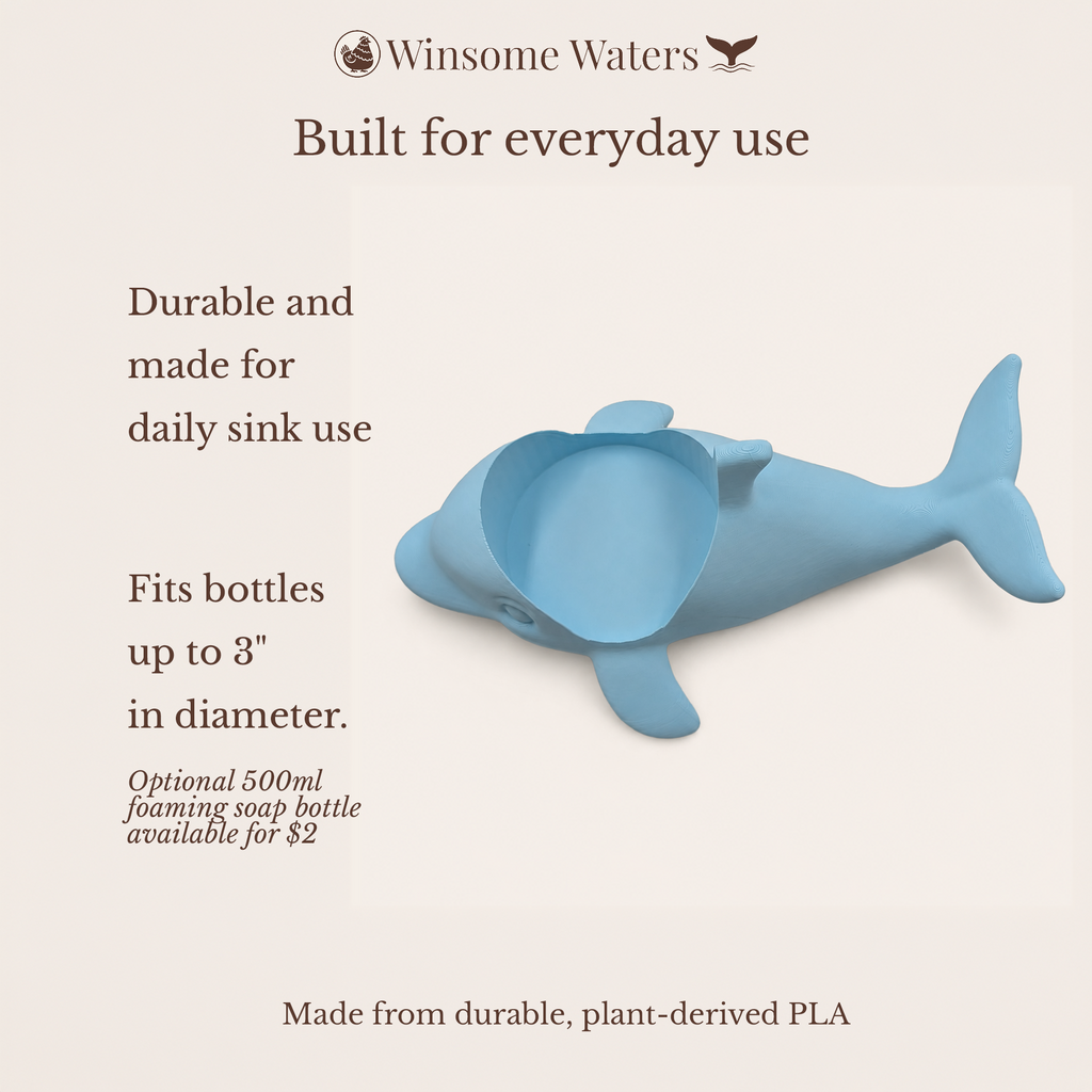 Dolphin Universal Soap Holder - Winsome Waters