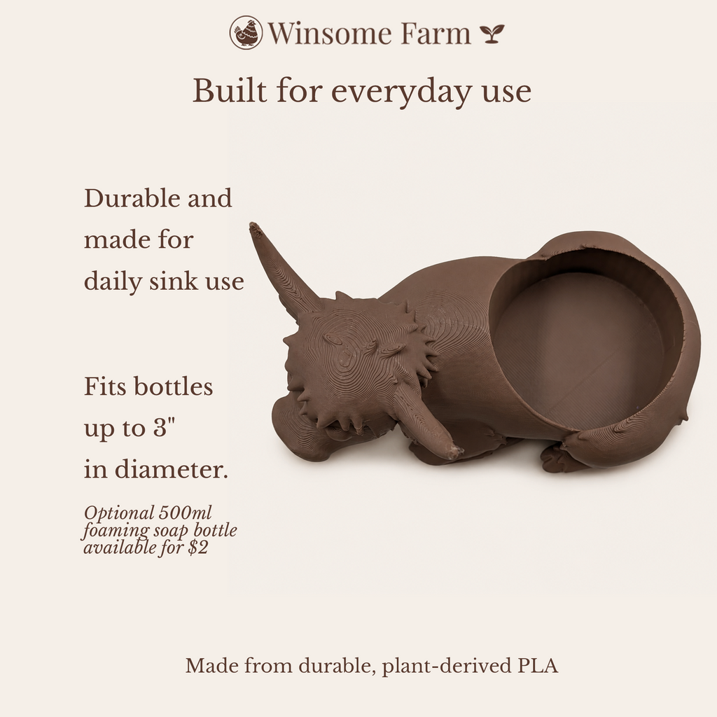 Highland Cow Universal Soap Holder - Winsome Farm