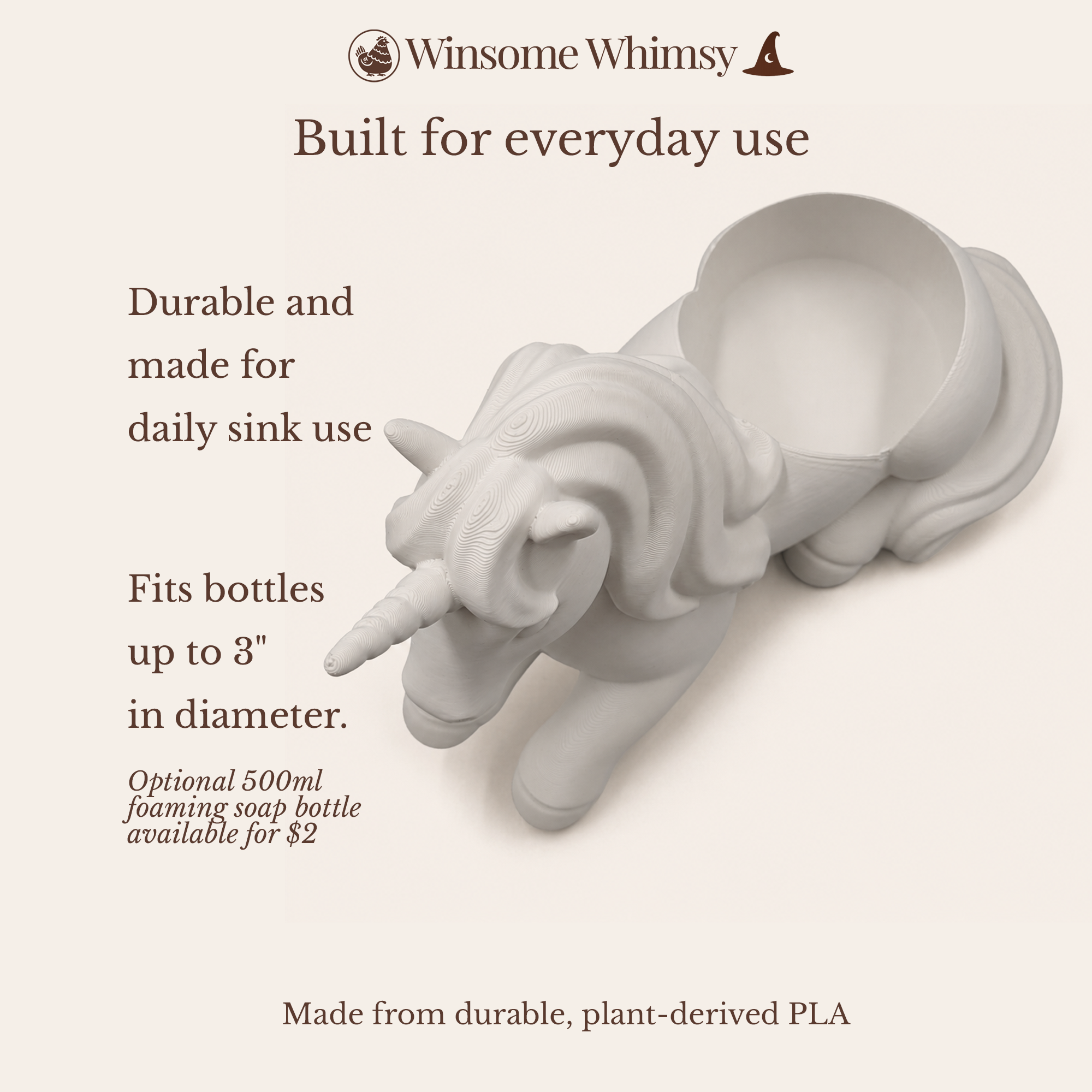 Unicorn Universal Soap Holder - Winsome Whimsy