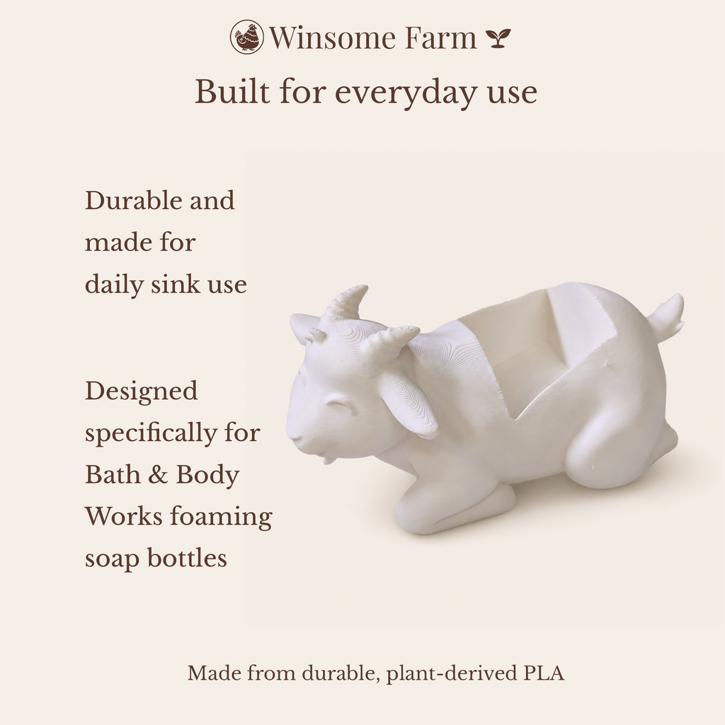 Goat Soap Holder - Bath & Body Works Holder - Winsome Farm