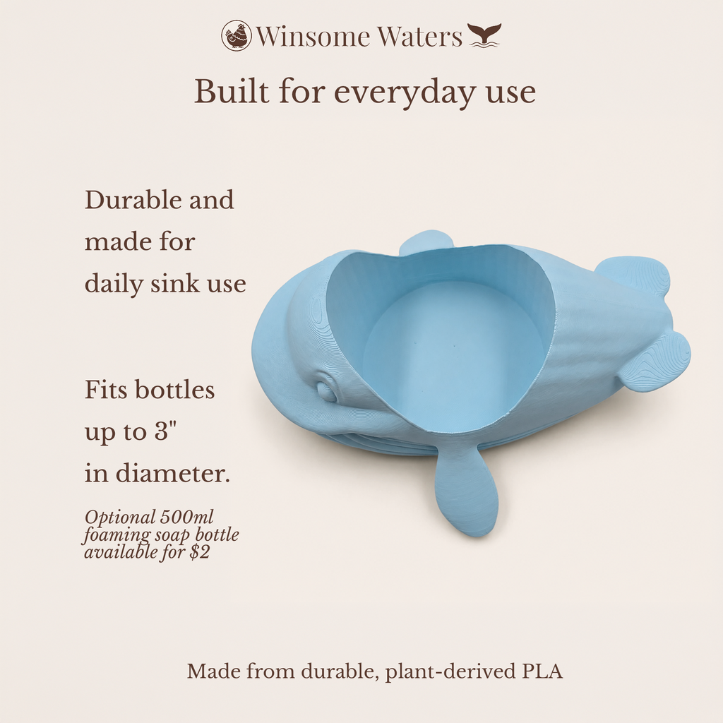 Whale Universal Soap Holder - Winsome Waters