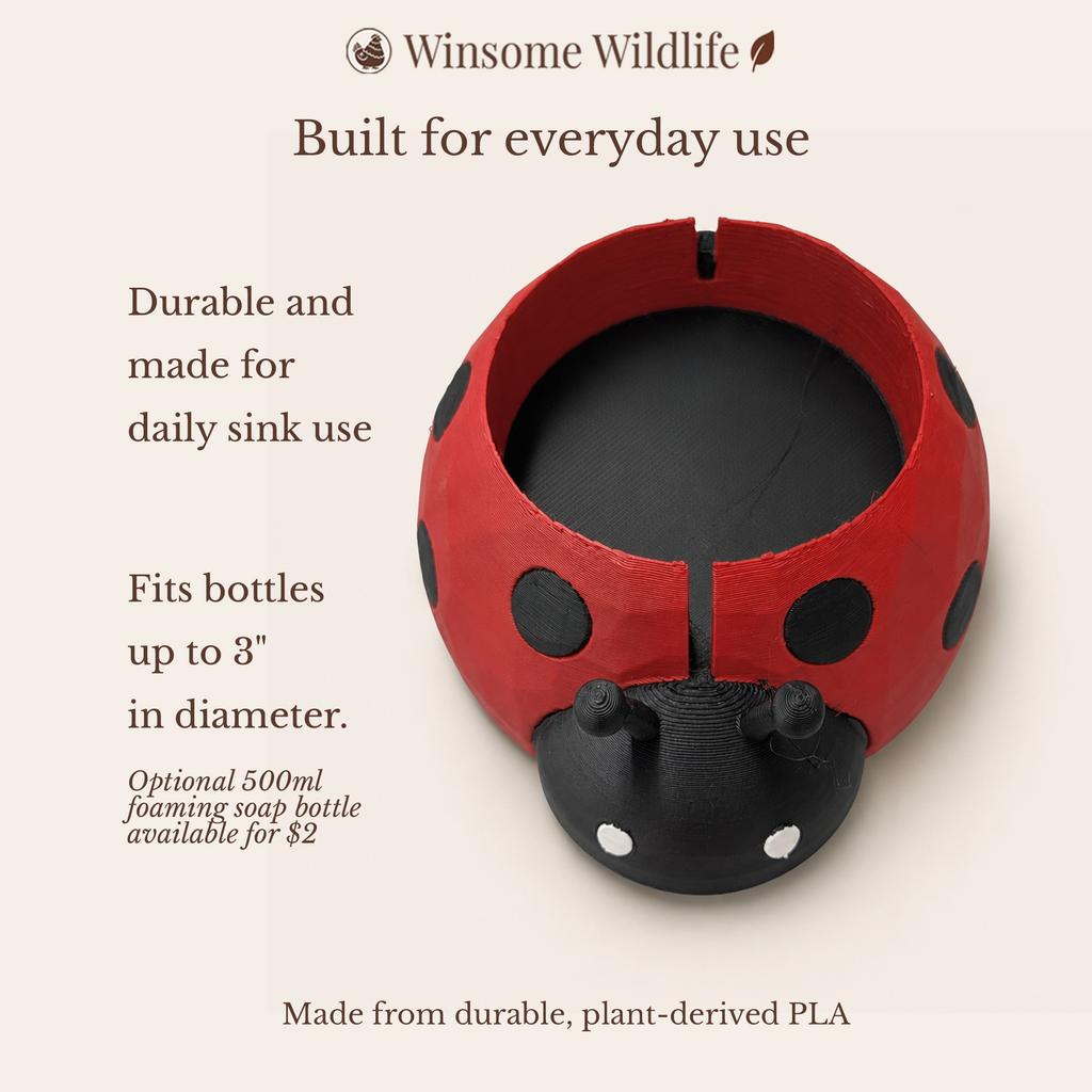 Ladybug Universal Soap Holder - Winsome Wildlife