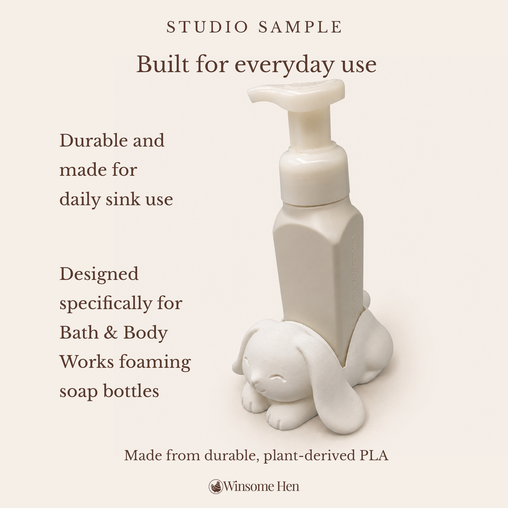 Bunny Soap Holder - Winsome Wildlife - Studio Sample
