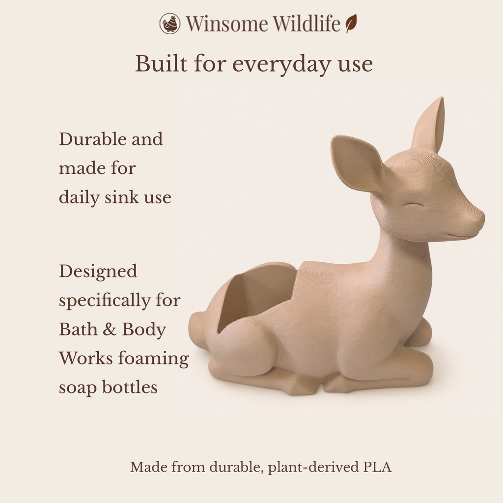 Deer Bath & Body Works Foaming Soap Holder - Winsome Wildlife