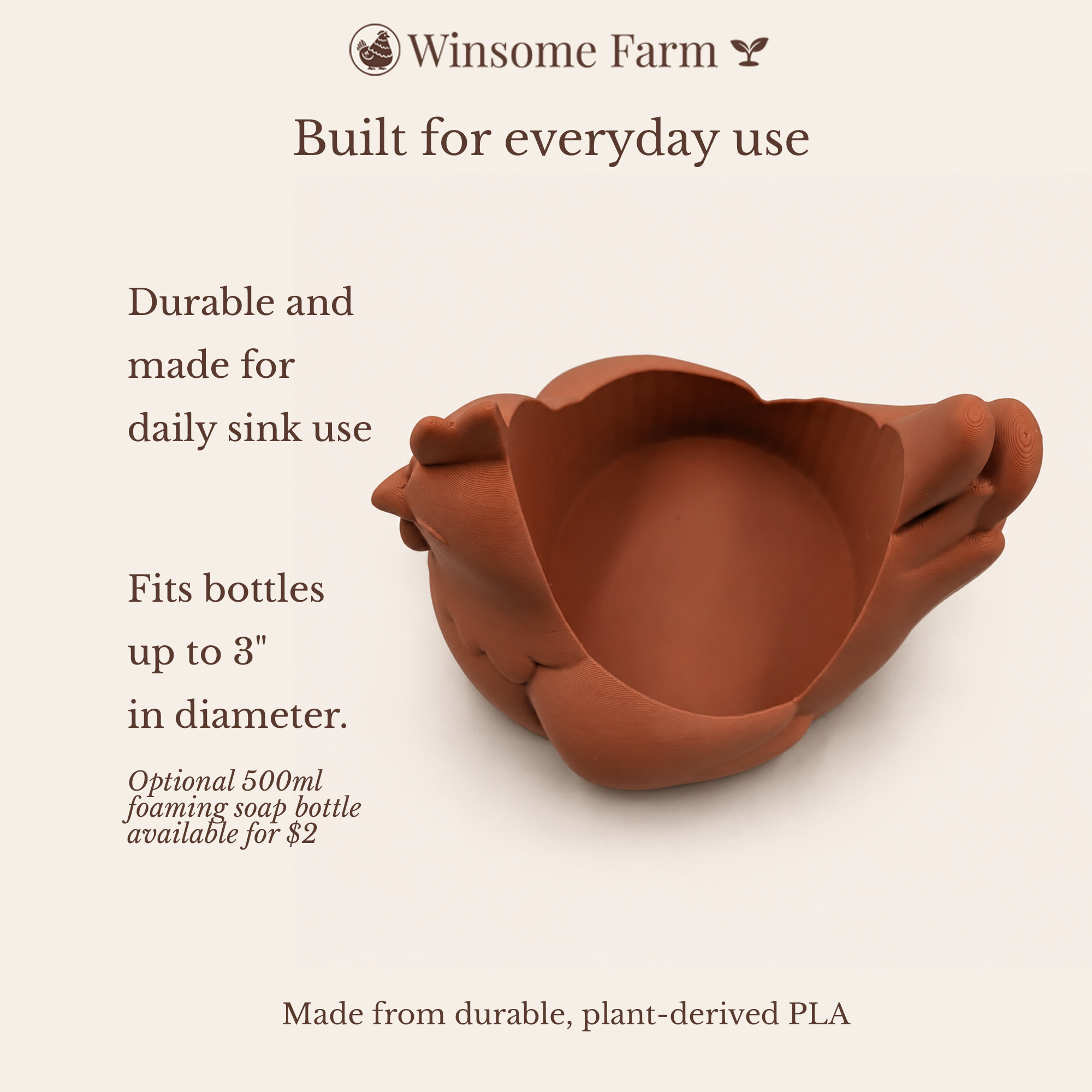 Chicken Universal Soap Holder - Winsome Farm