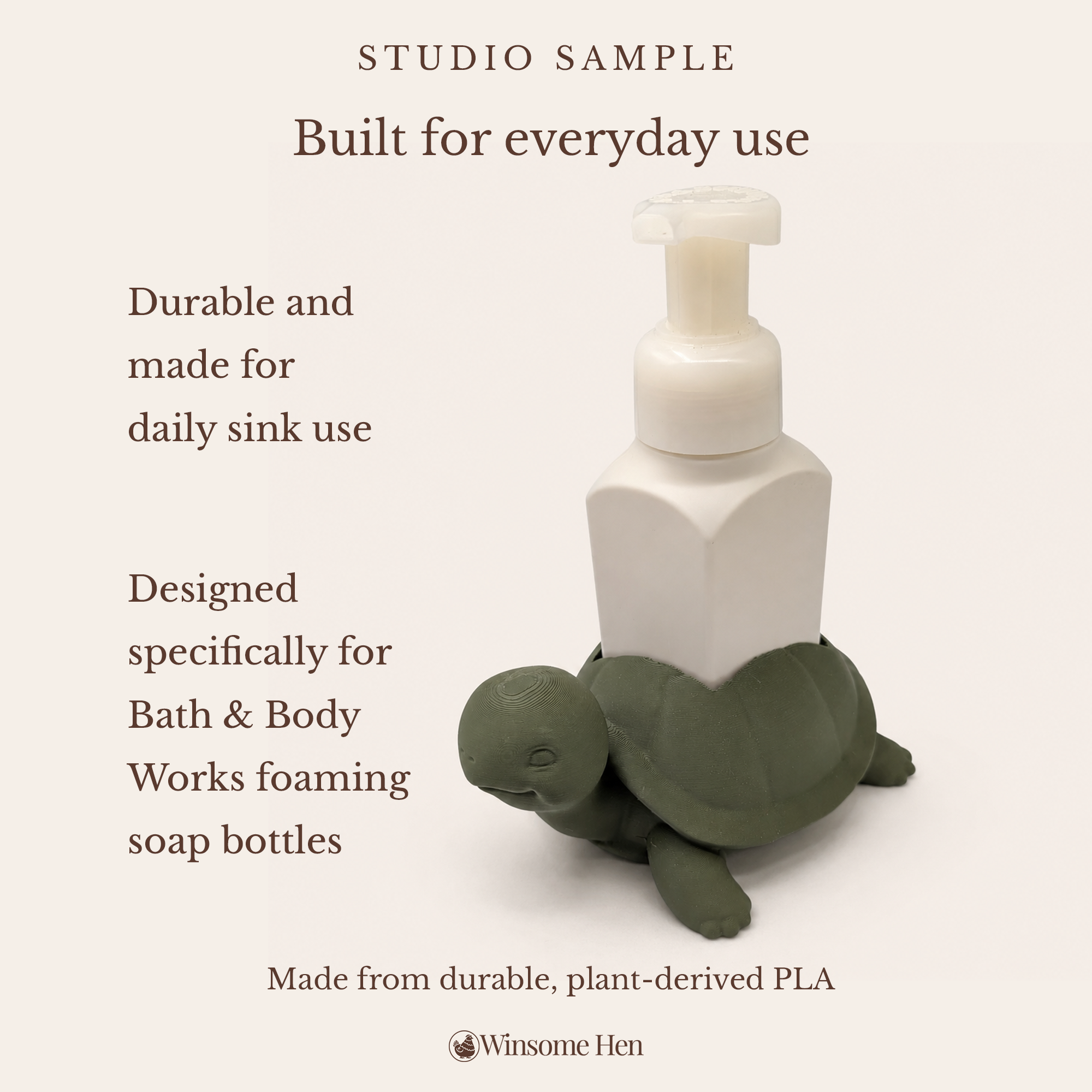 Turtle Soap Holder - Winsome Wildlife - Studio Sample