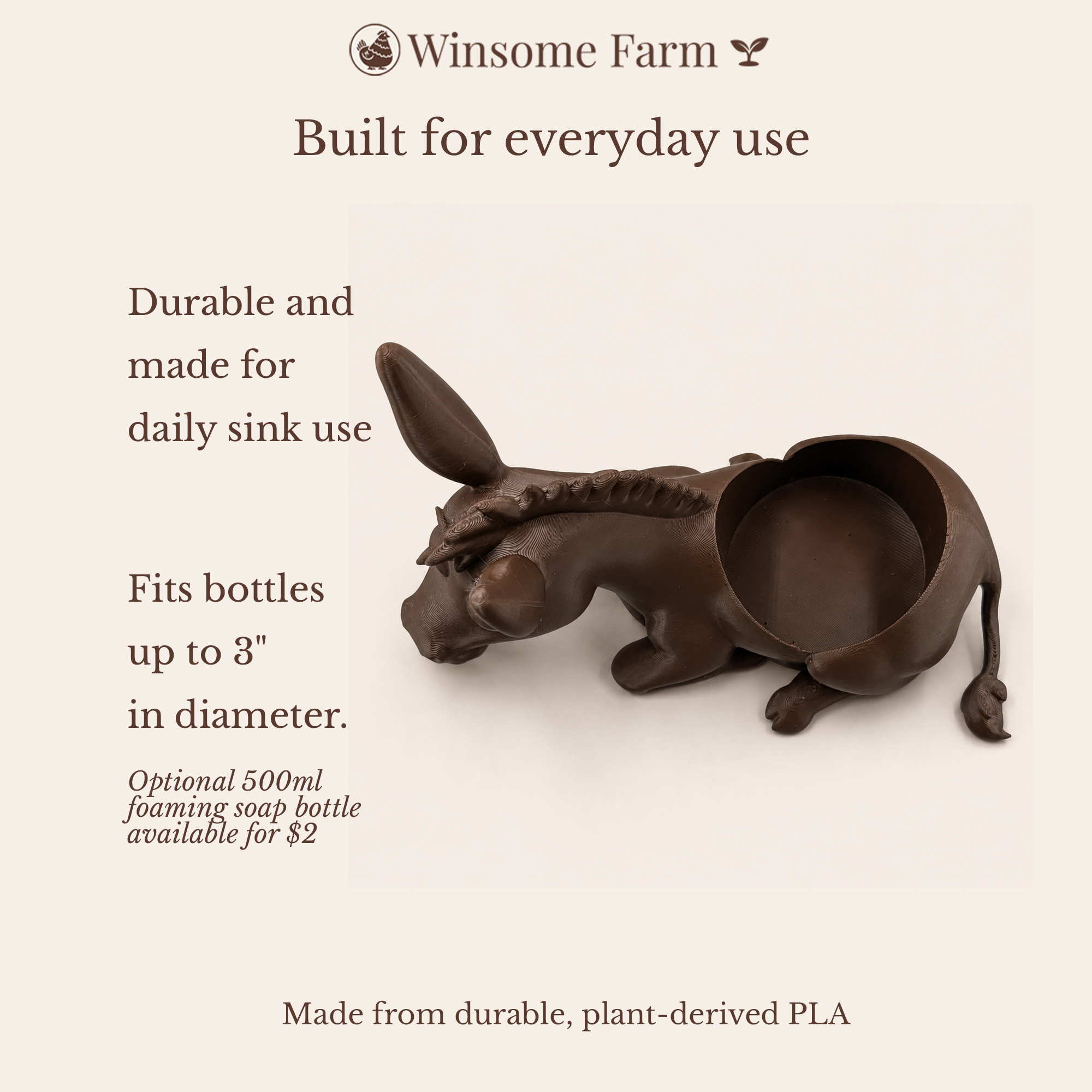 Donkey Universal Soap Holder - Winsome Farm