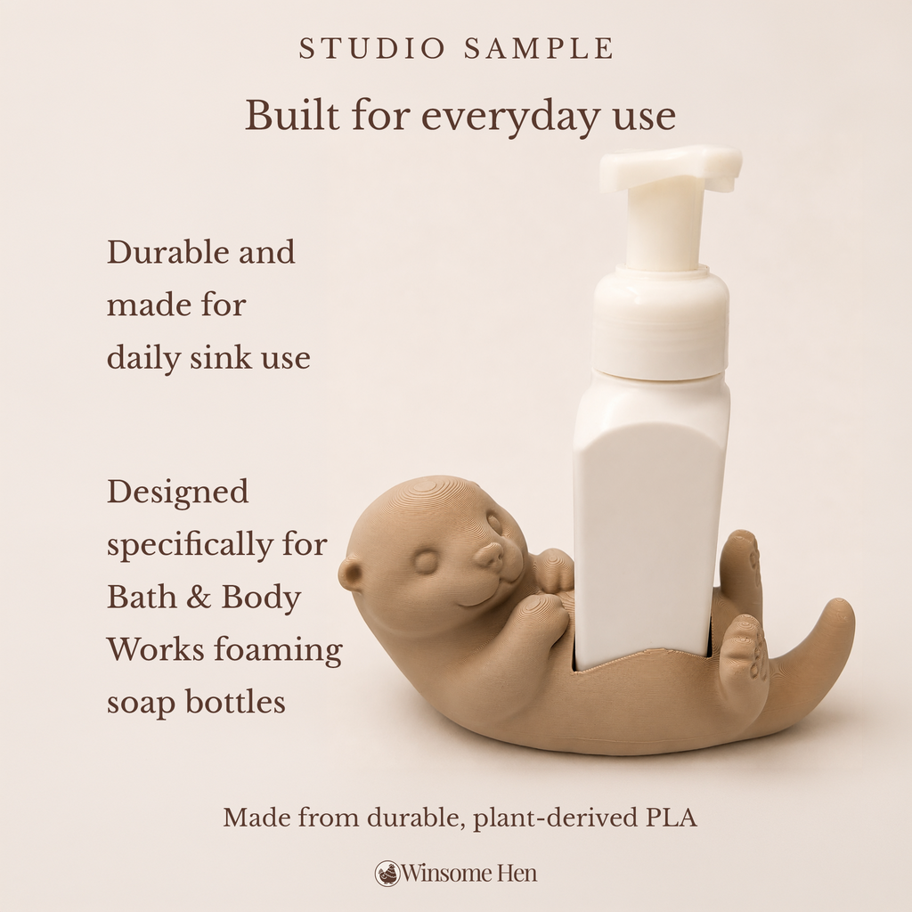 Otter Soap Holder - Winsome Waters - Studio Sample