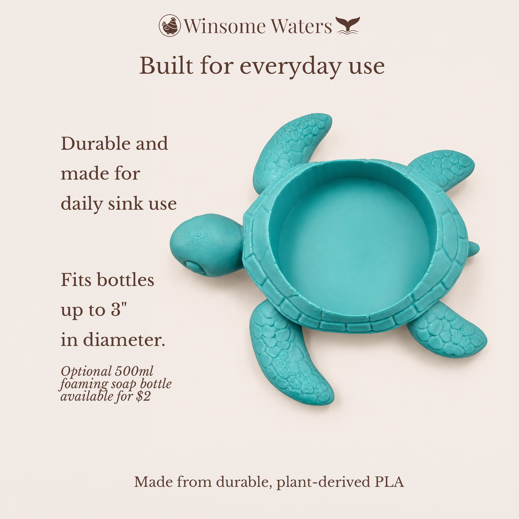 Sea Turtle Universal Soap Holder - Winsome Waters