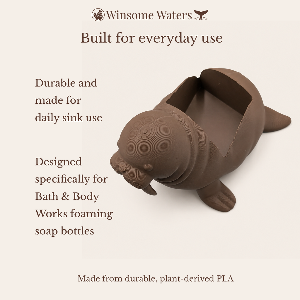 Walrus - Winsome Waters Soap Dispenser Holder