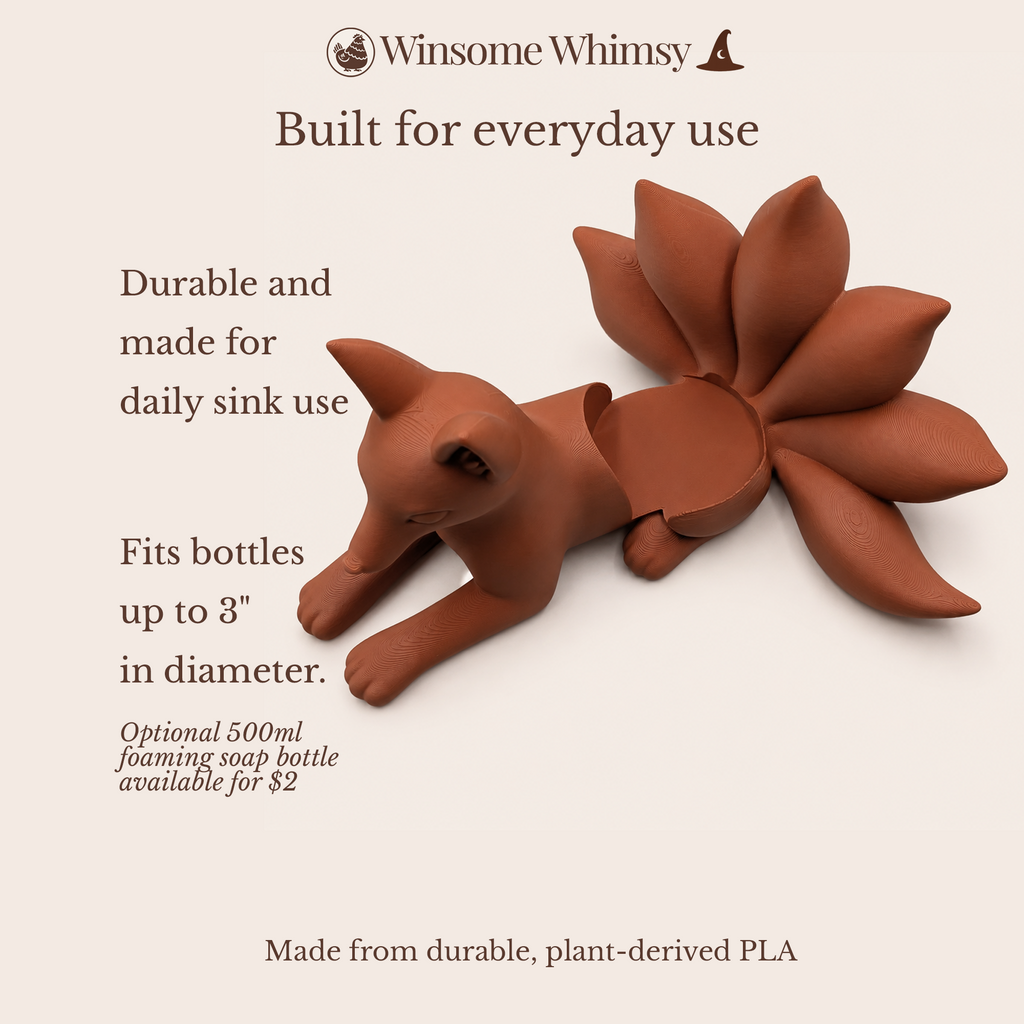 Kitsune Universal Soap Holder - Winsome Whimsy