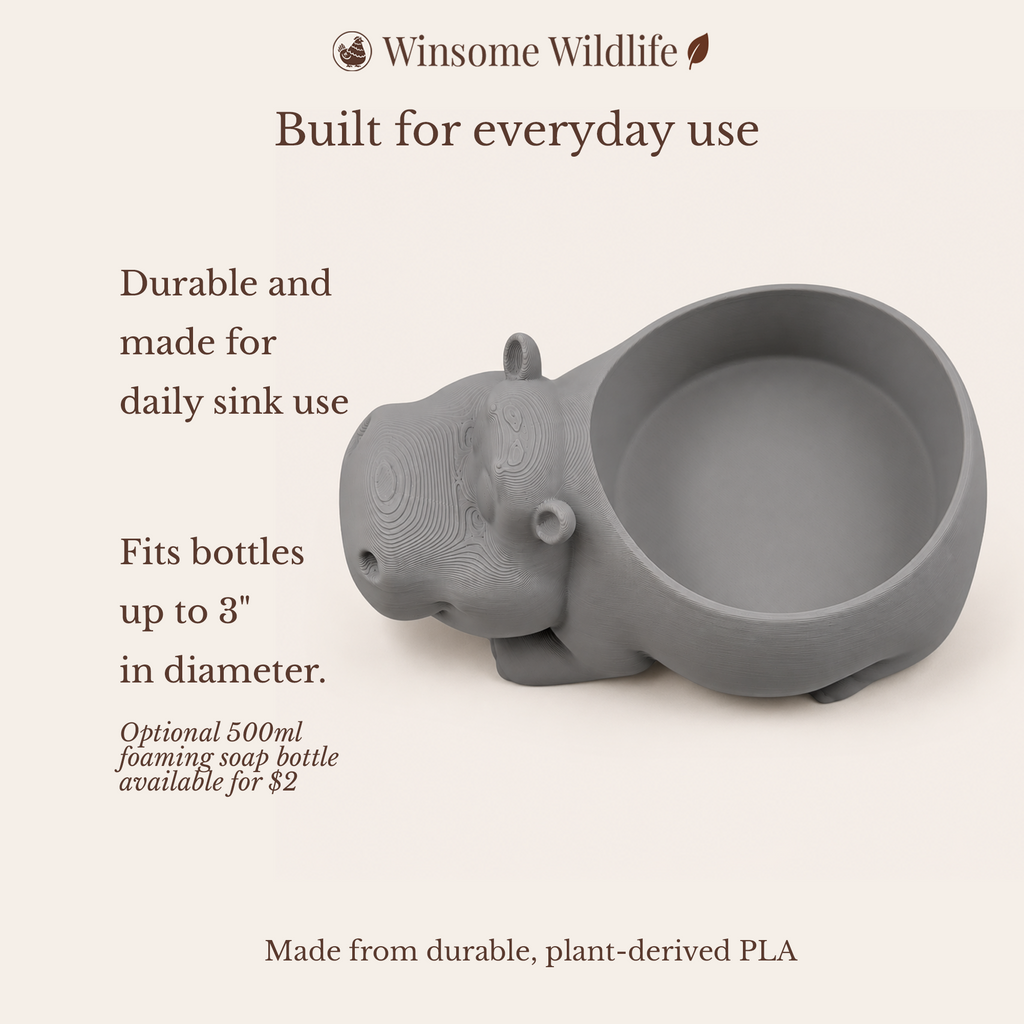 Hippo Universal Soap Holder - Winsome Wildlife