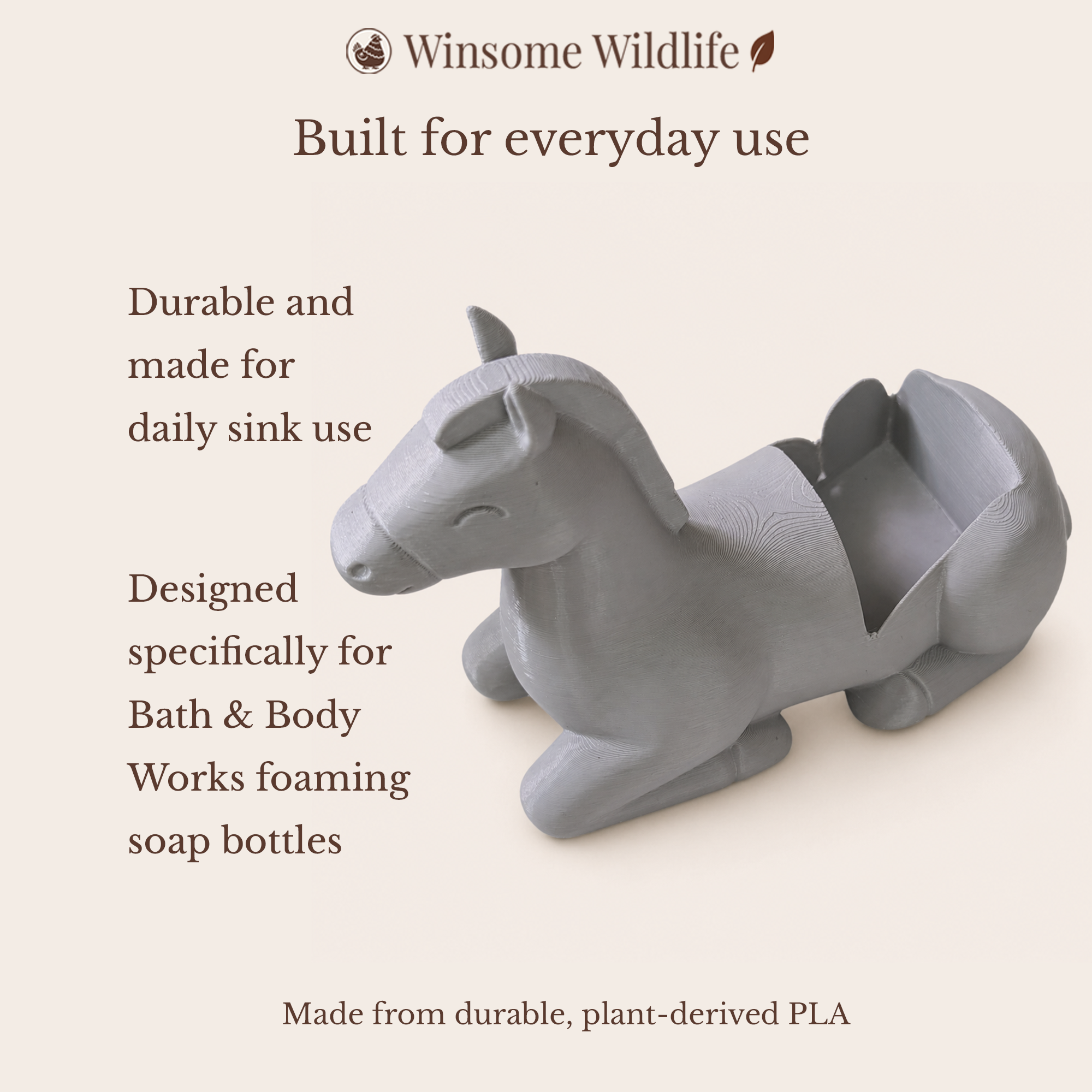 Horse Soap Holder - Bath & Body Works Holder - Winsome Farm