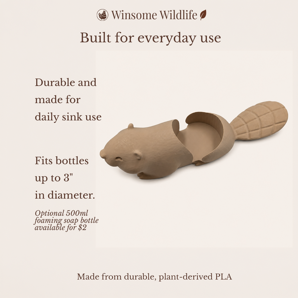 Beaver Universal Soap Holder - Winsome Wildlife