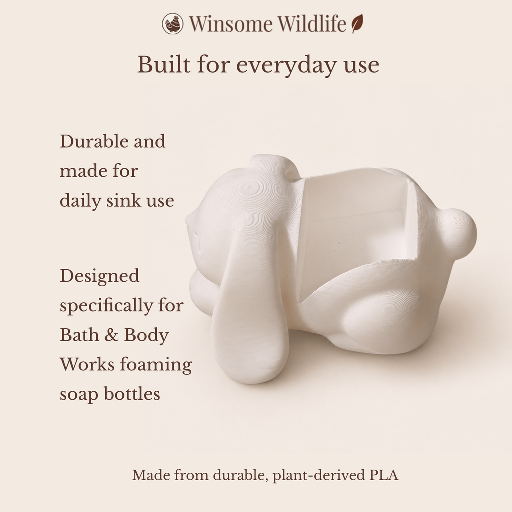 Bunny Soap Holder - Bath & Body Works Holder - Winsome Wildlife