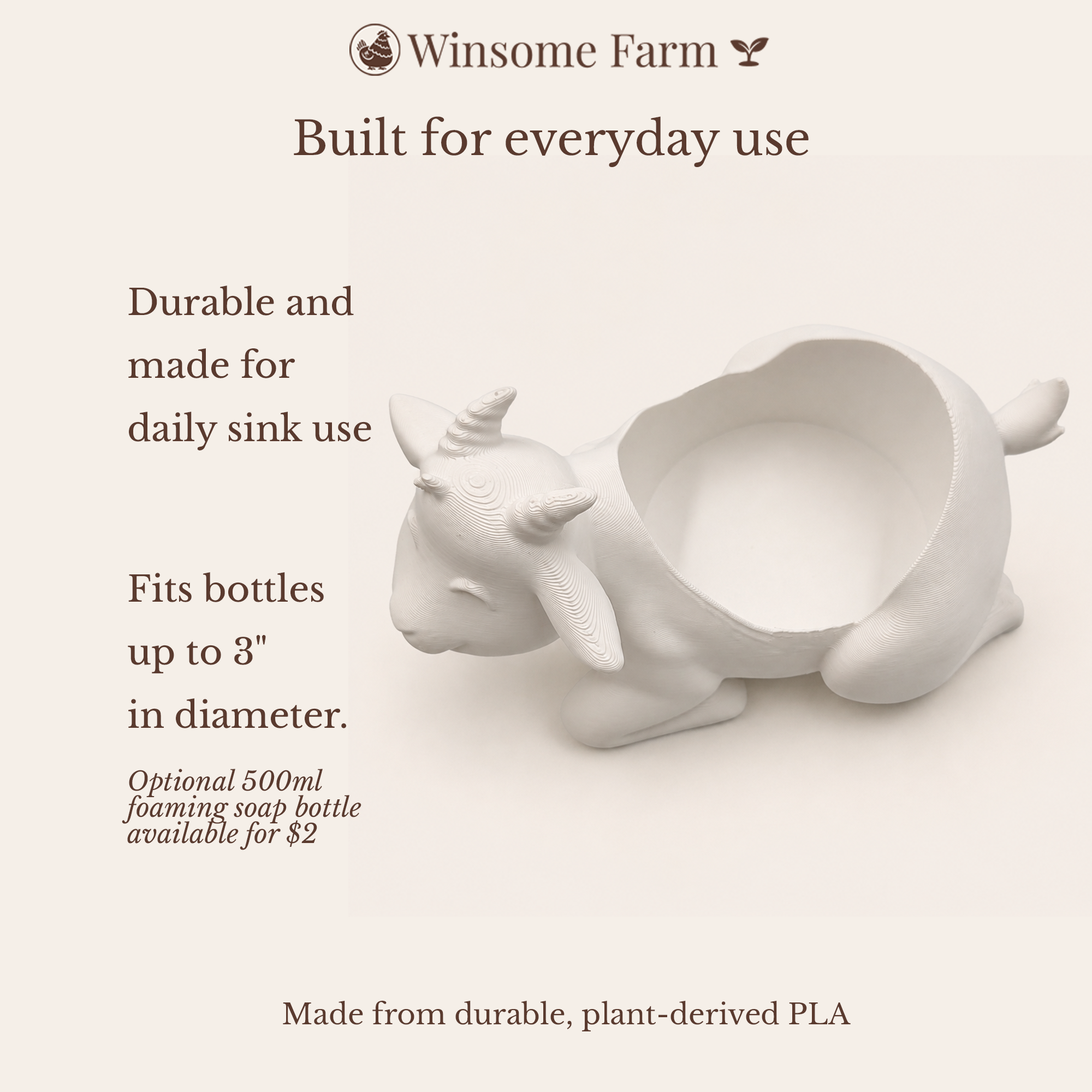 Goat Universal Soap Holder - Winsome Farm