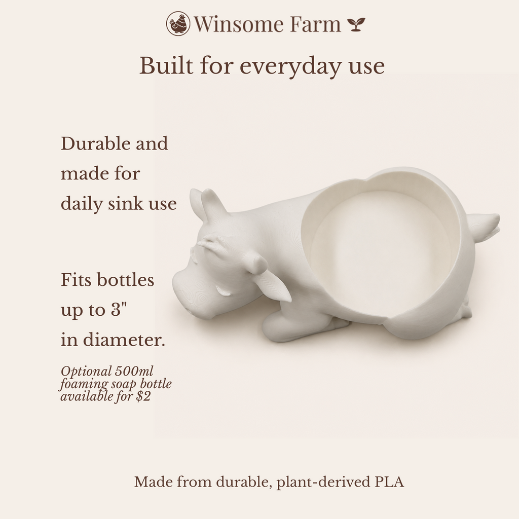 Cow Universal Soap Holder - Winsome Farm