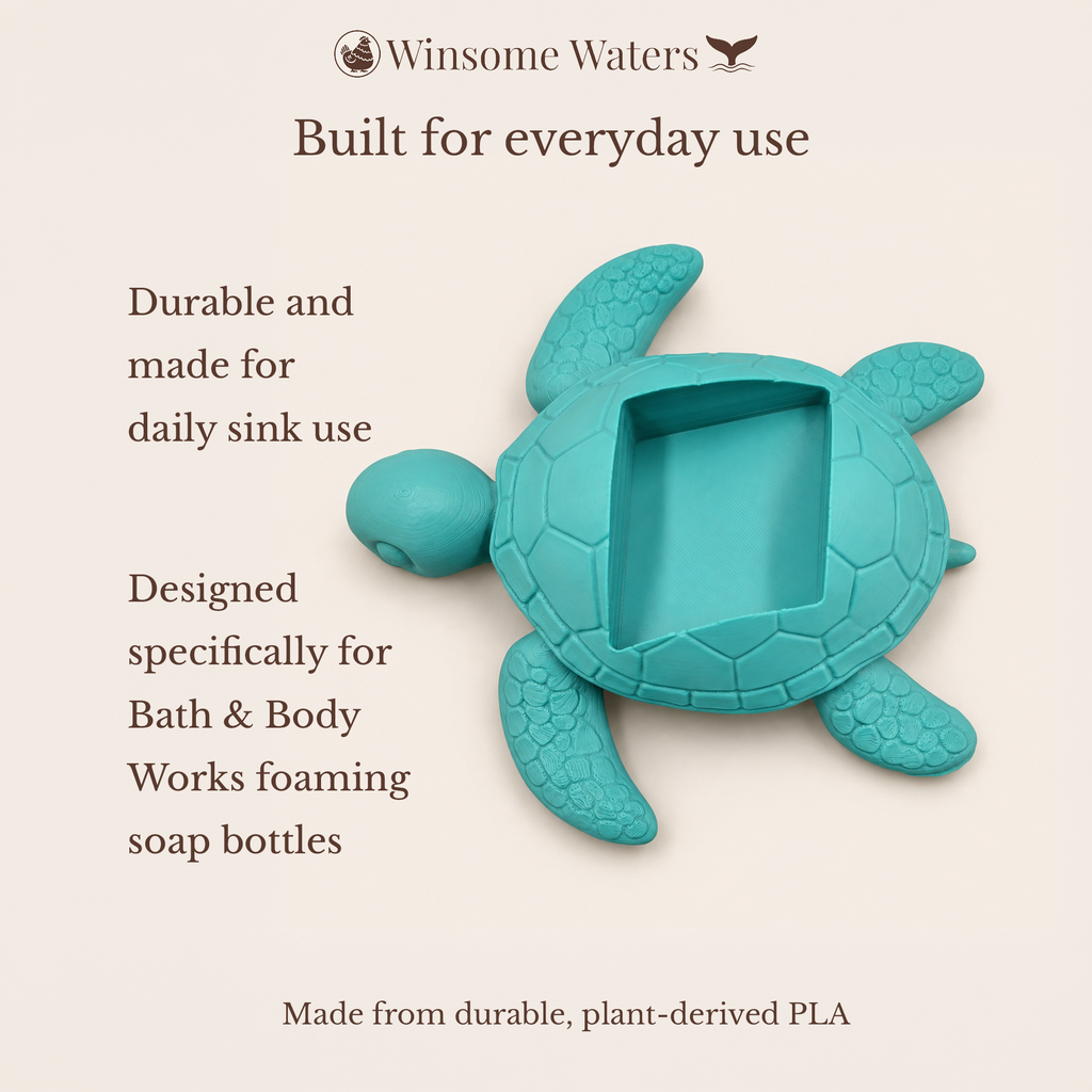 Sea Turtle - Winsome Waters Soap Dispenser Holder