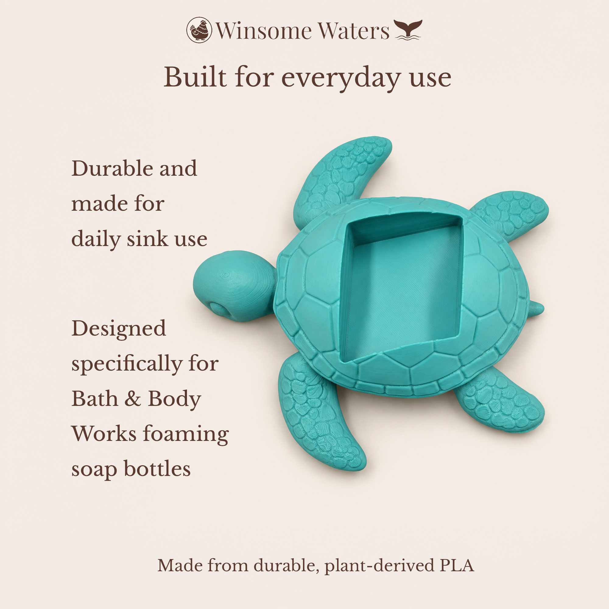 Sea Turtle - Winsome Waters Soap Dispenser Holder