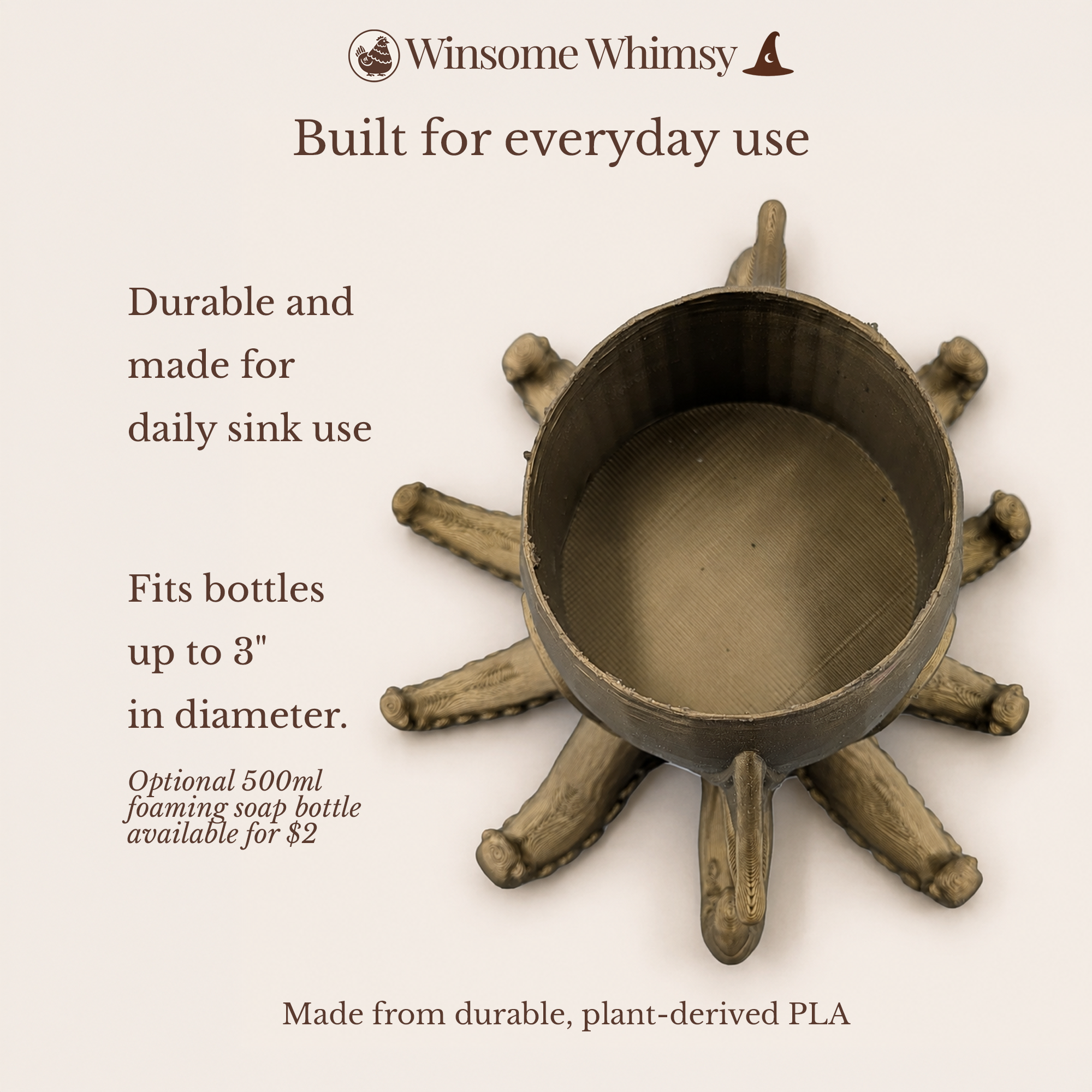 Steampunk Squid Universal Soap Holder - Winsome Whimsy