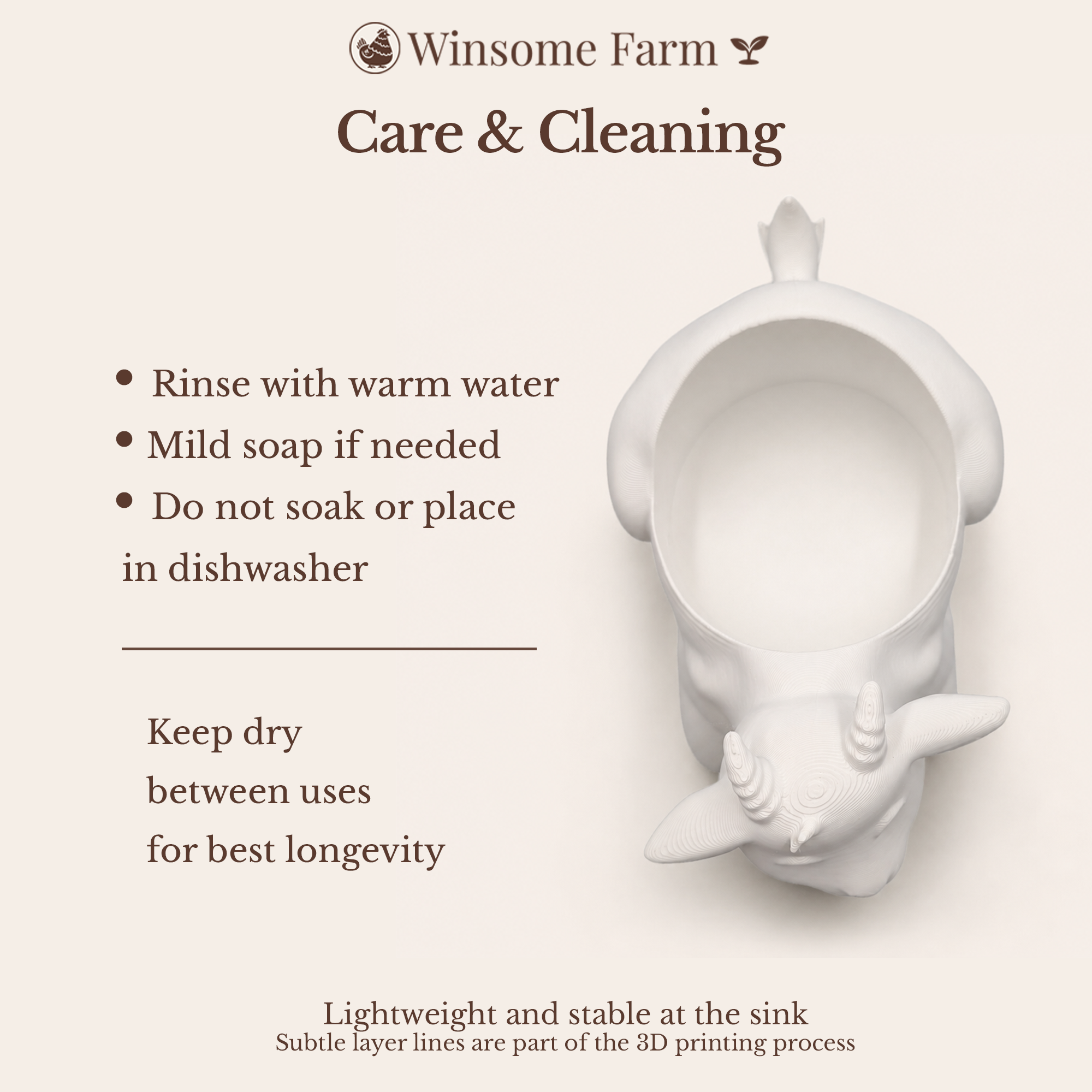 Goat Universal Soap Holder - Winsome Farm