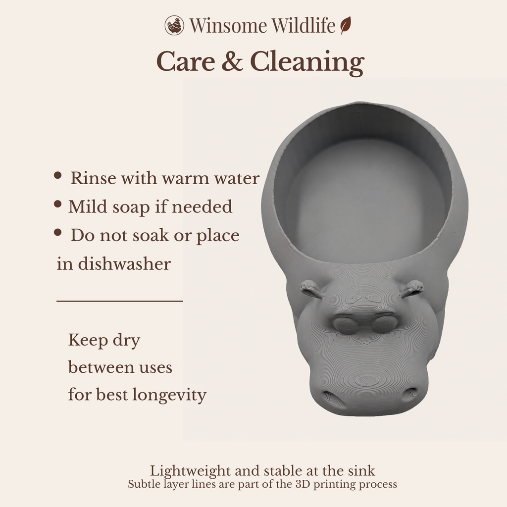 Hippo Universal Soap Holder - Winsome Wildlife