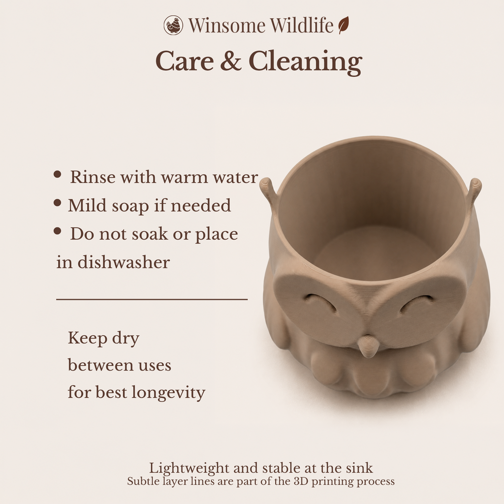 Owl Universal Soap Holder - Winsome Wildlife