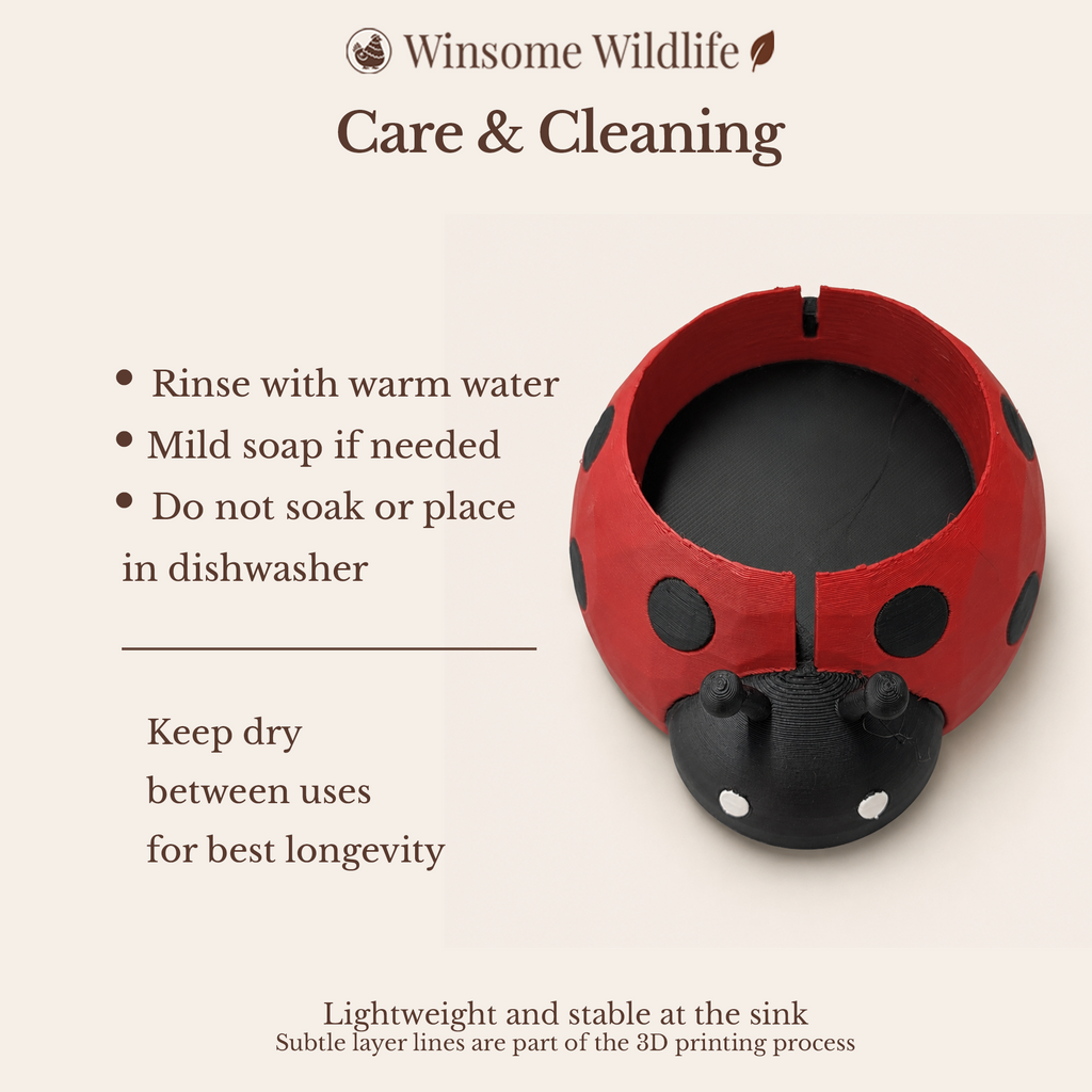 Ladybug Universal Soap Holder - Winsome Wildlife