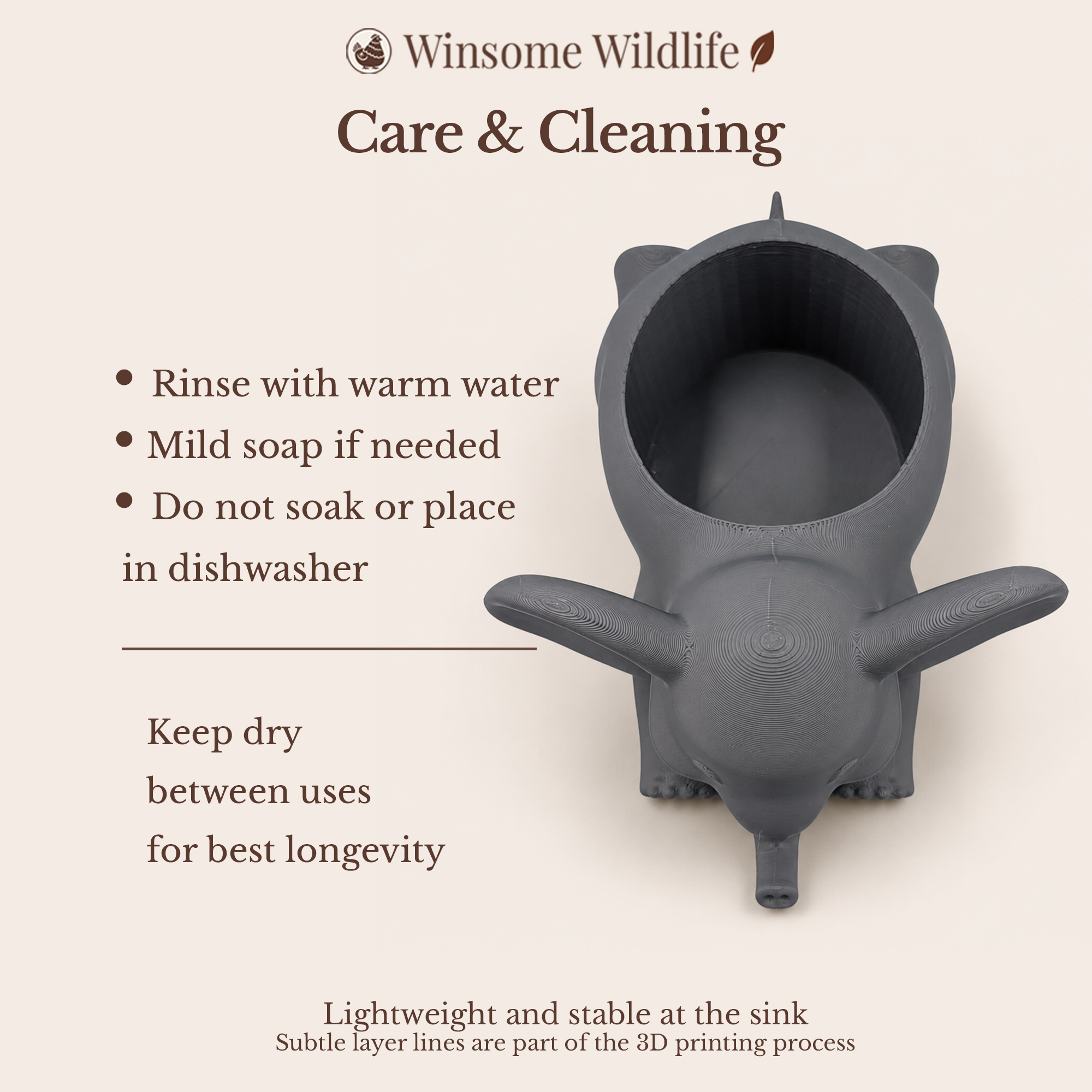 Elephant Universal Soap Holder - Winsome Wildlife