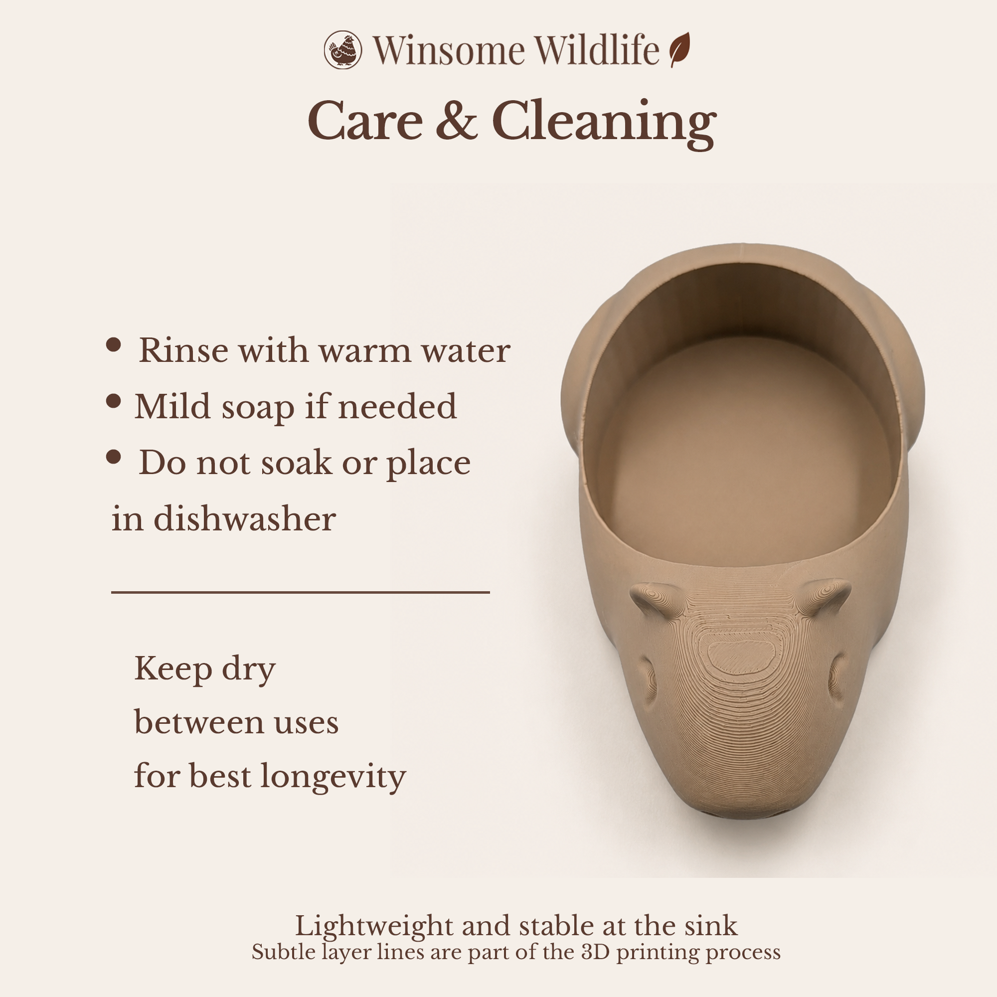 Capybara Universal Soap Holder - Winsome Wildlife