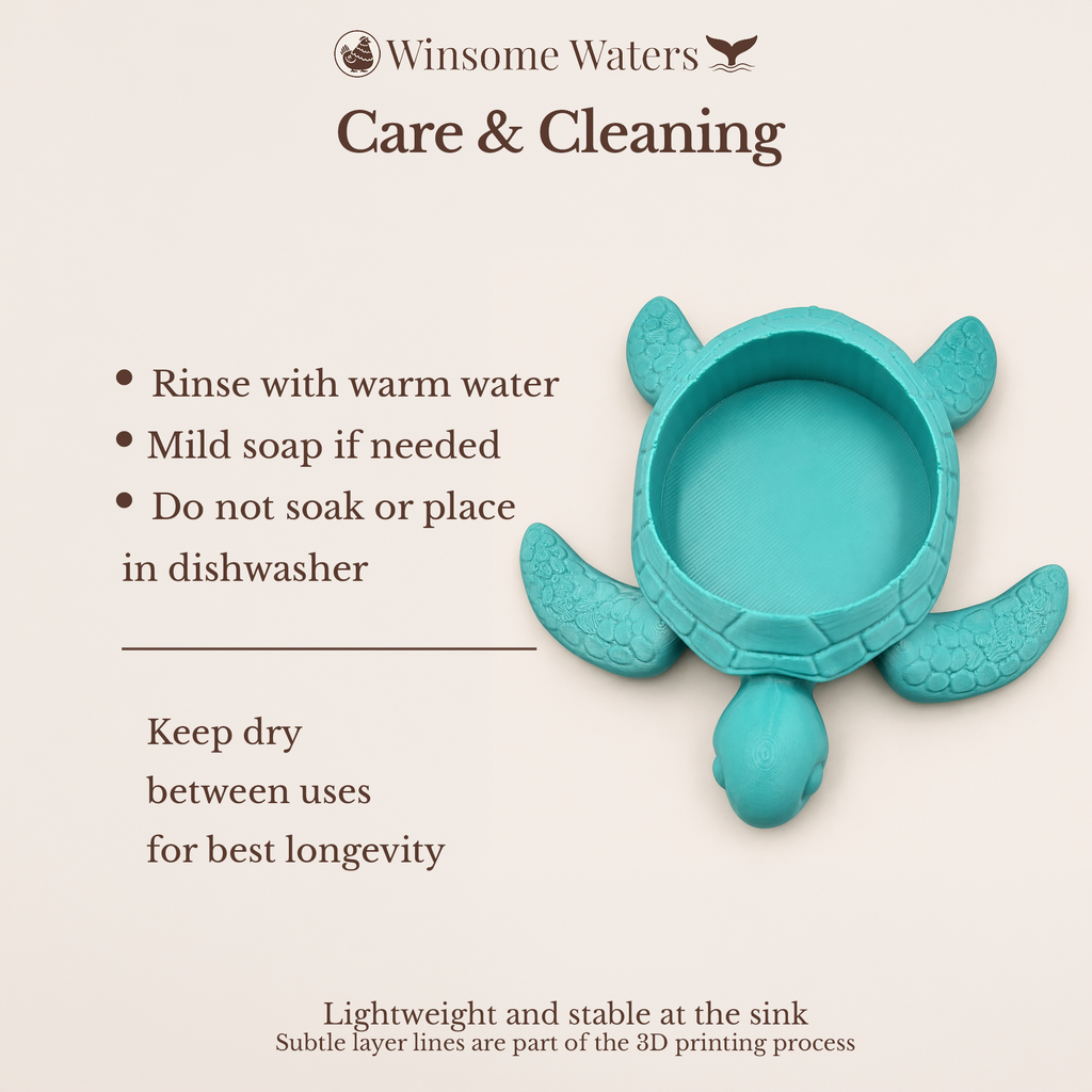 Sea Turtle Universal Soap Holder - Winsome Waters