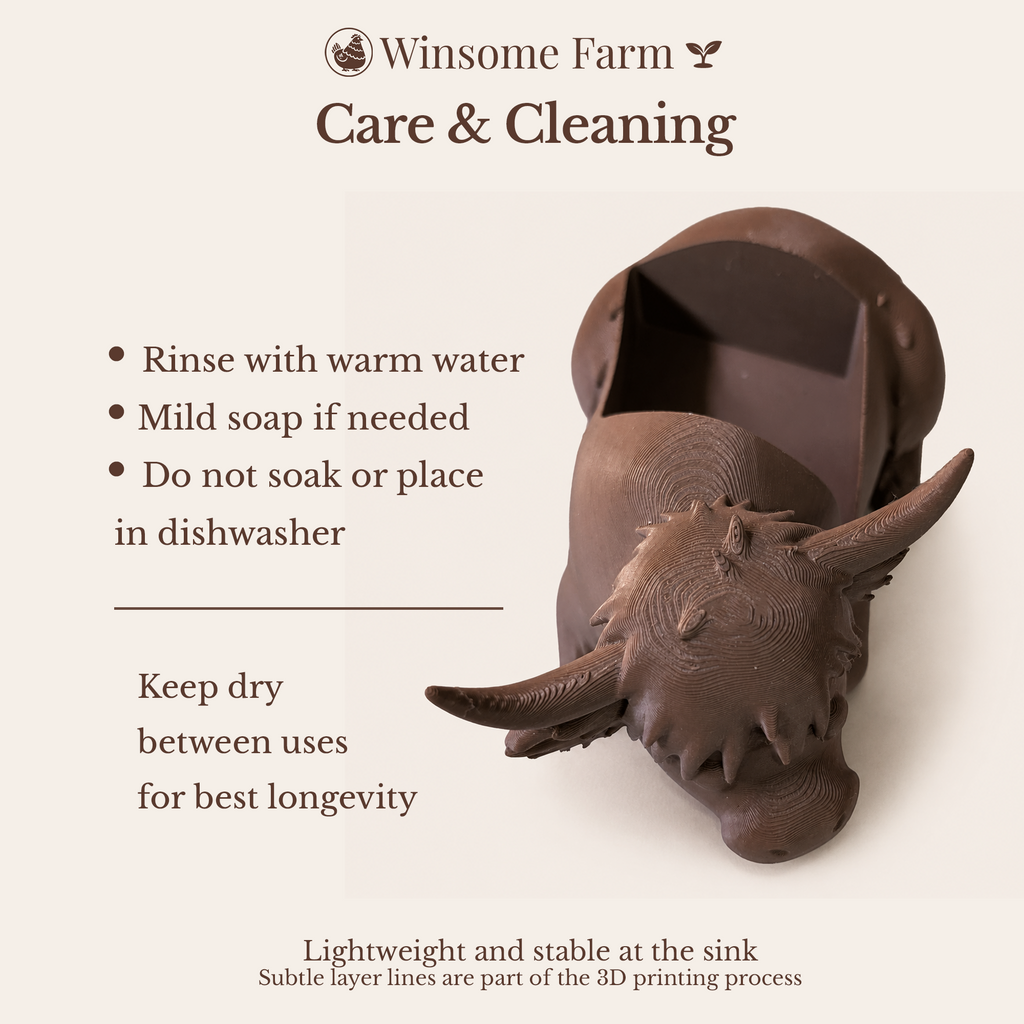 Highland Cow Soap Holder - Bath & Body Works Holder - Winsome Farm