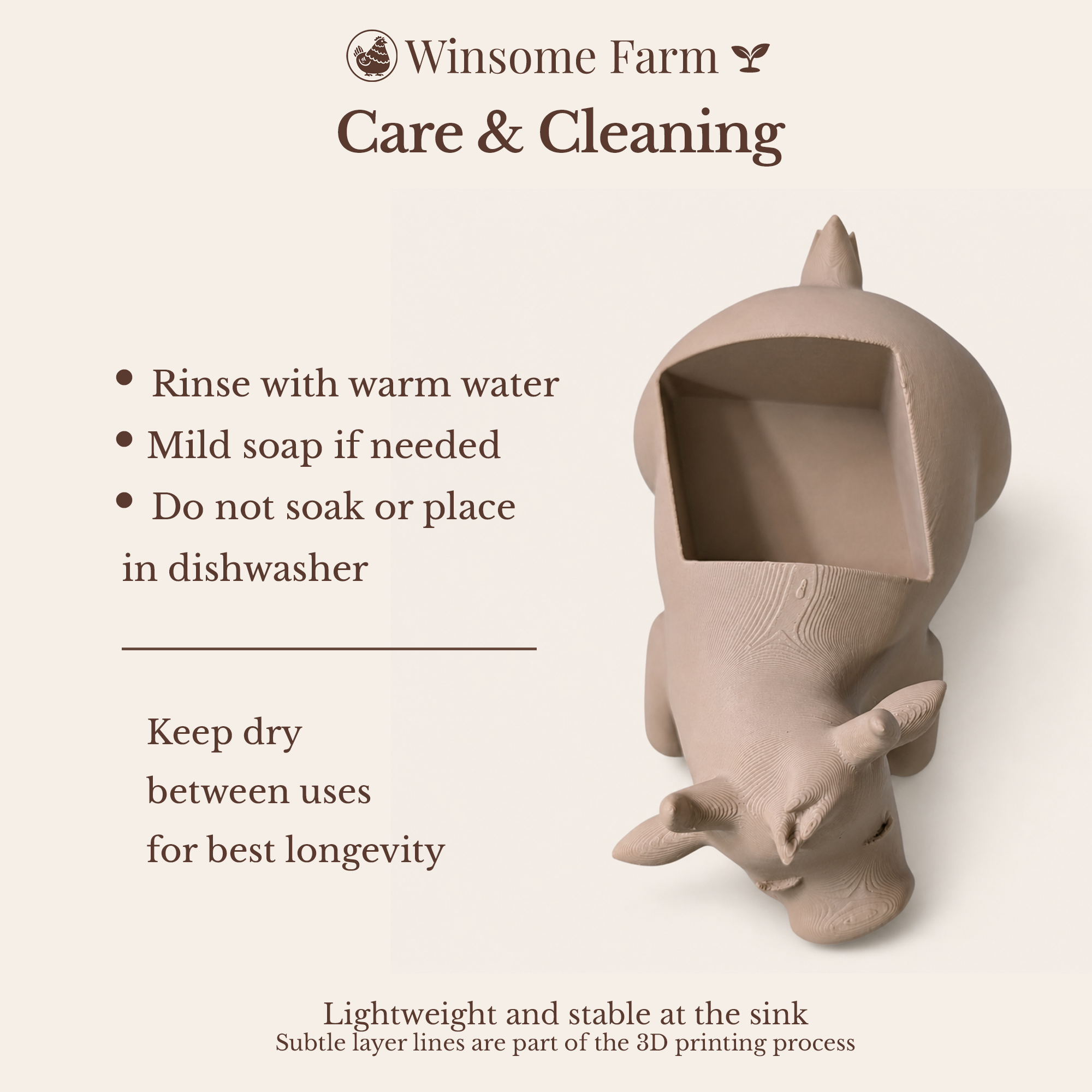 Cow Soap Holder - Bath & Body Works Holder - Winsome Farm