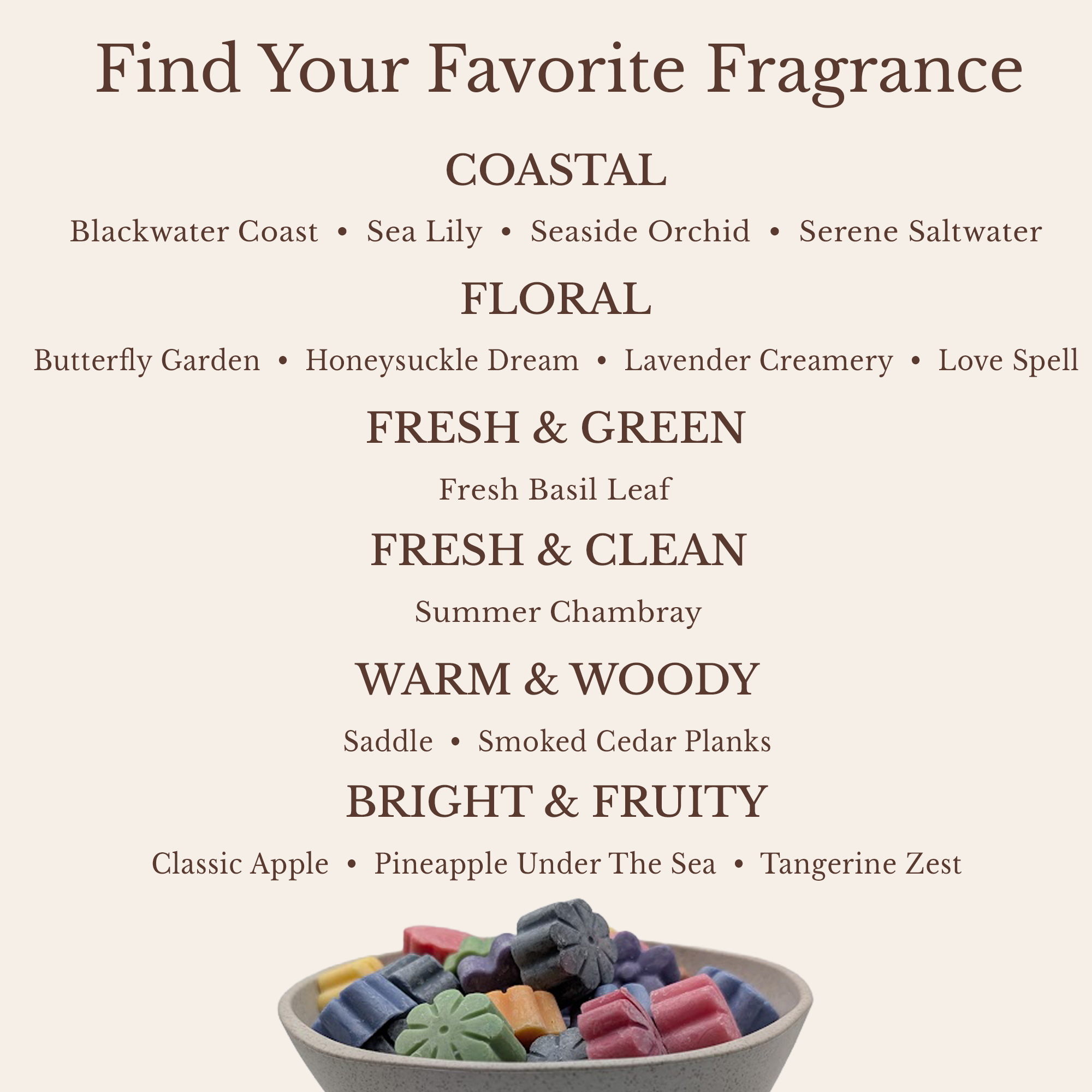Hand Poured Soy Wax Melts - Choose Your Fragrance