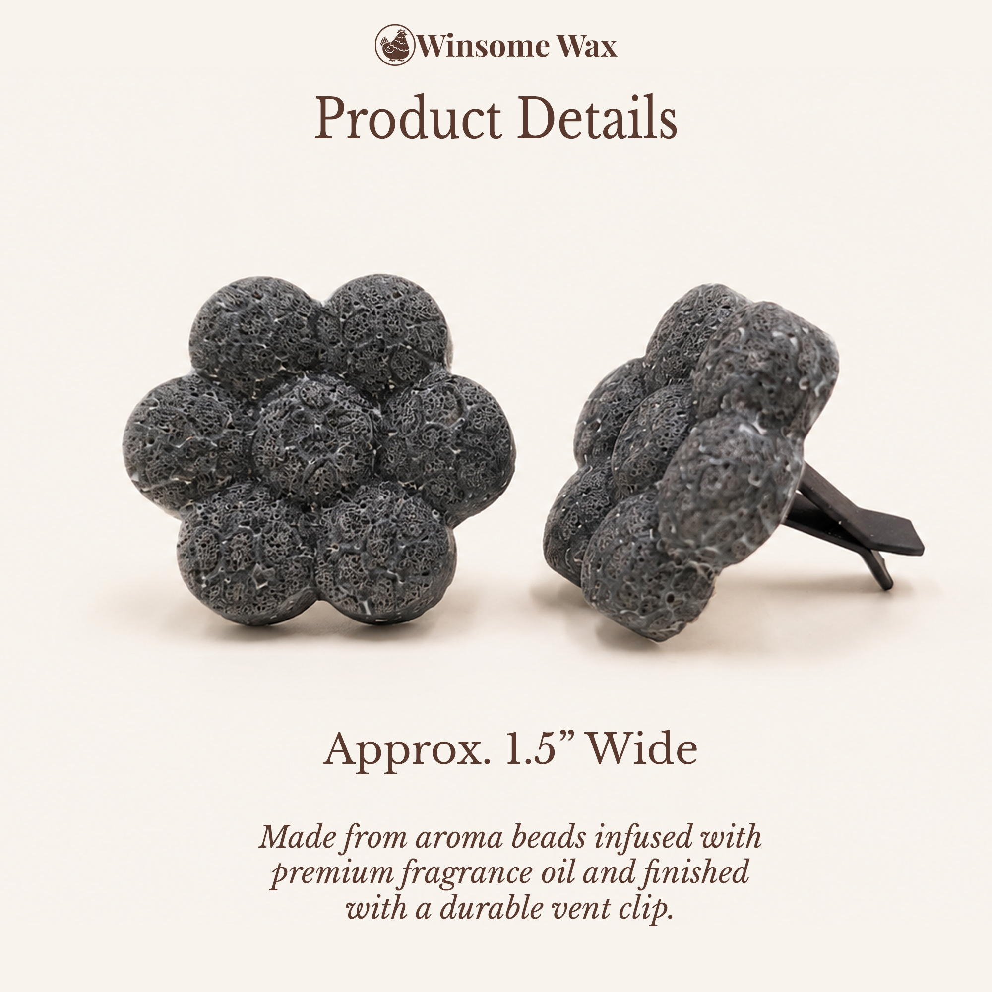 Signature Collection - Flower Vent Clip Air Freshener