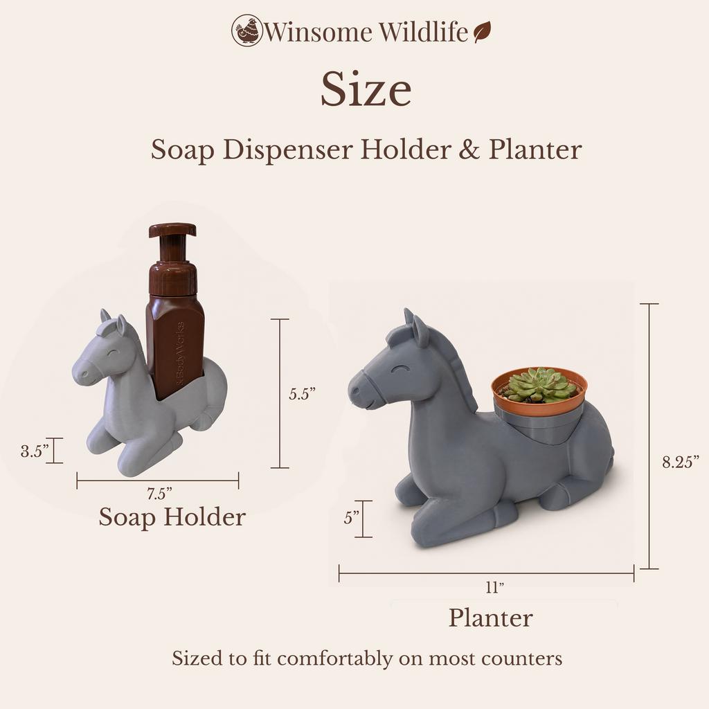 Horse Planter and Soap Holder Bundle - Winsome Farm