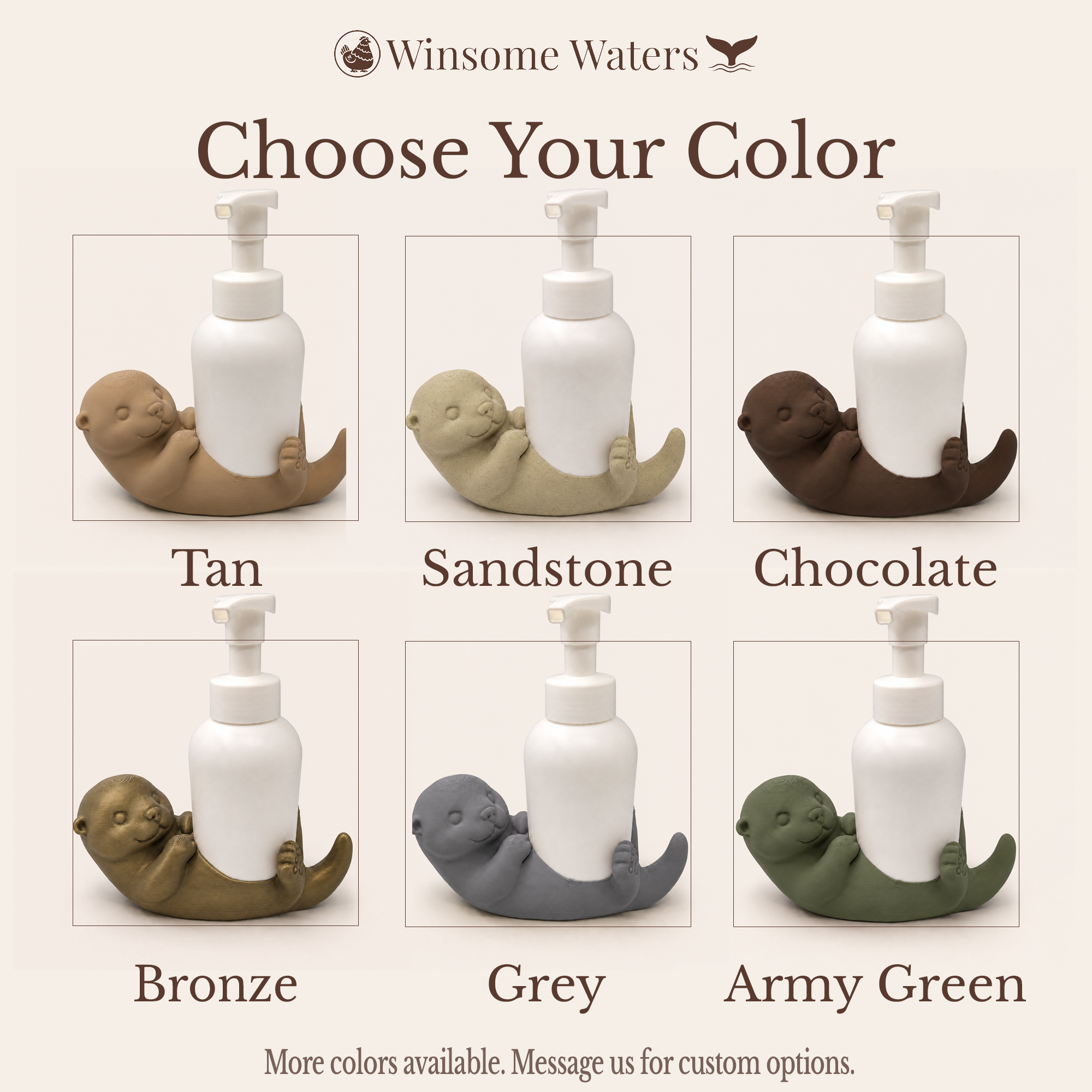 Otter Universal Soap Holder - Winsome Waters