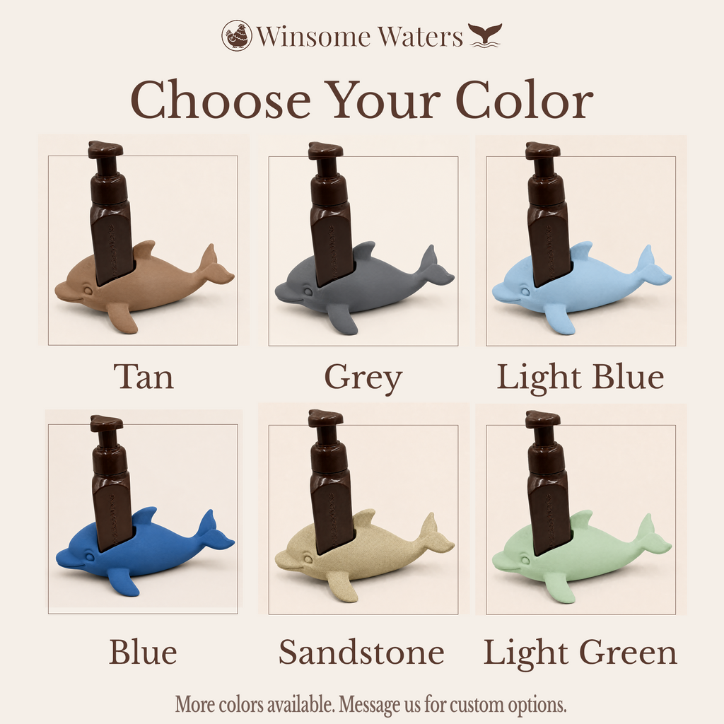 Dolphin - Winsome Waters Soap Dispenser Holder