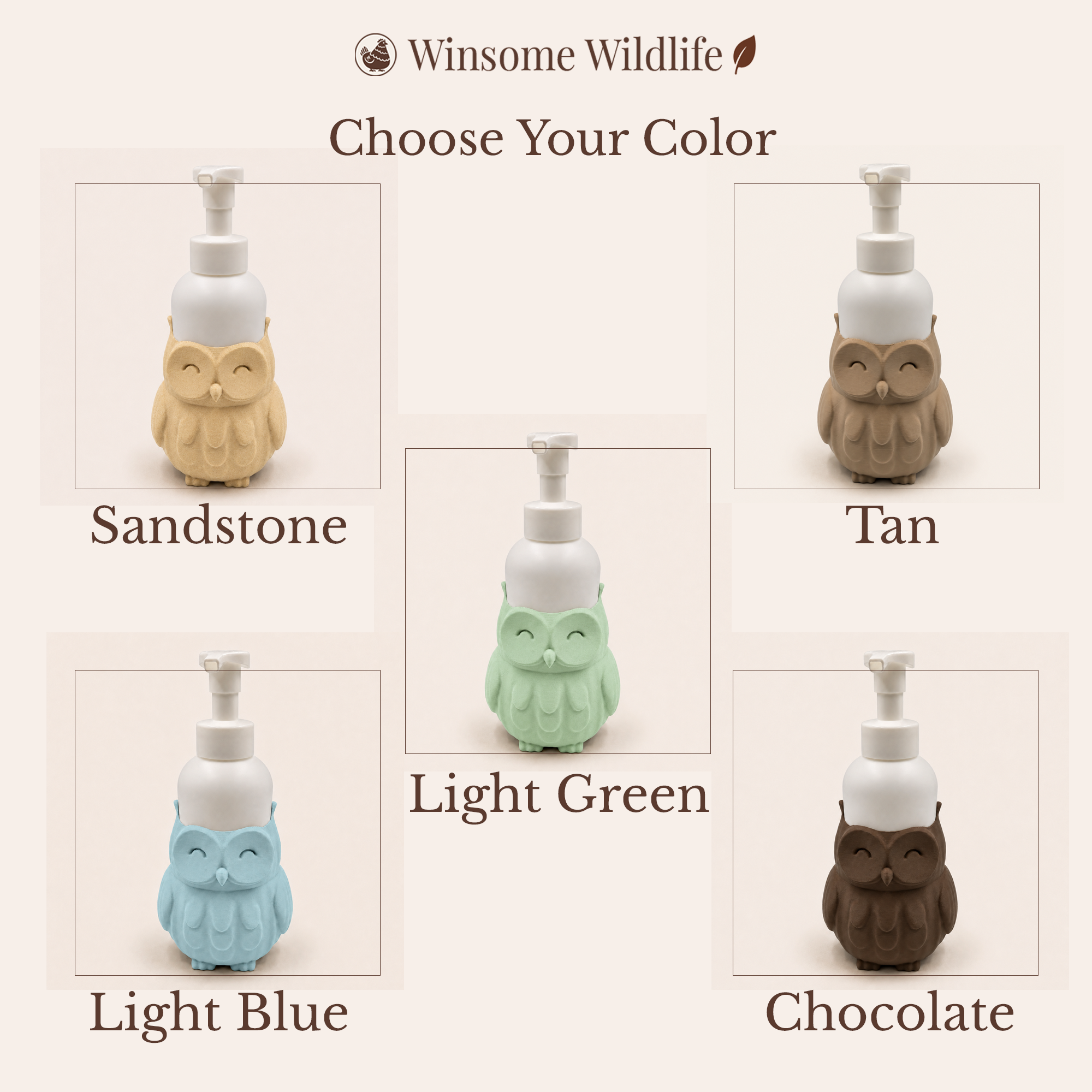 Owl Universal Soap Holder - Winsome Wildlife
