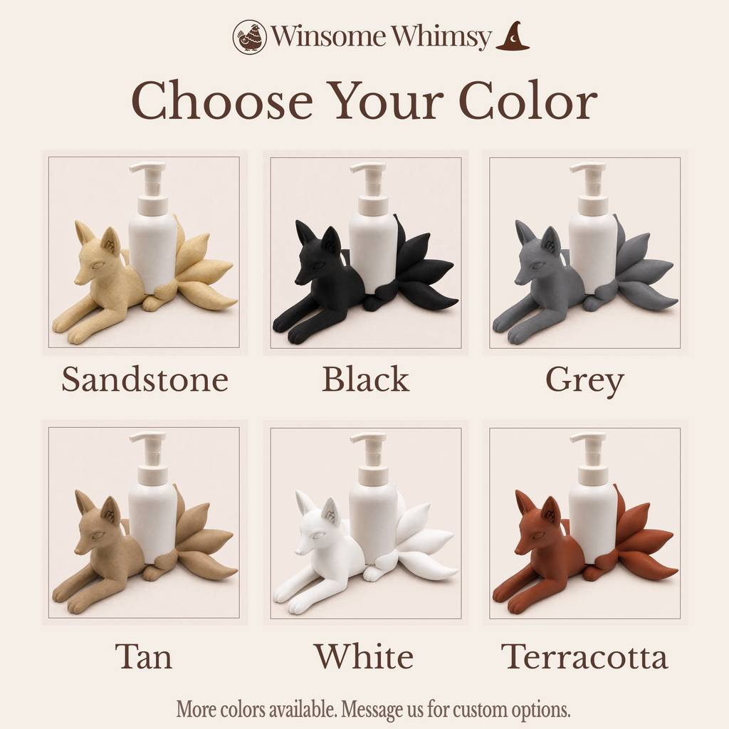 Kitsune Universal Soap Holder - Winsome Whimsy