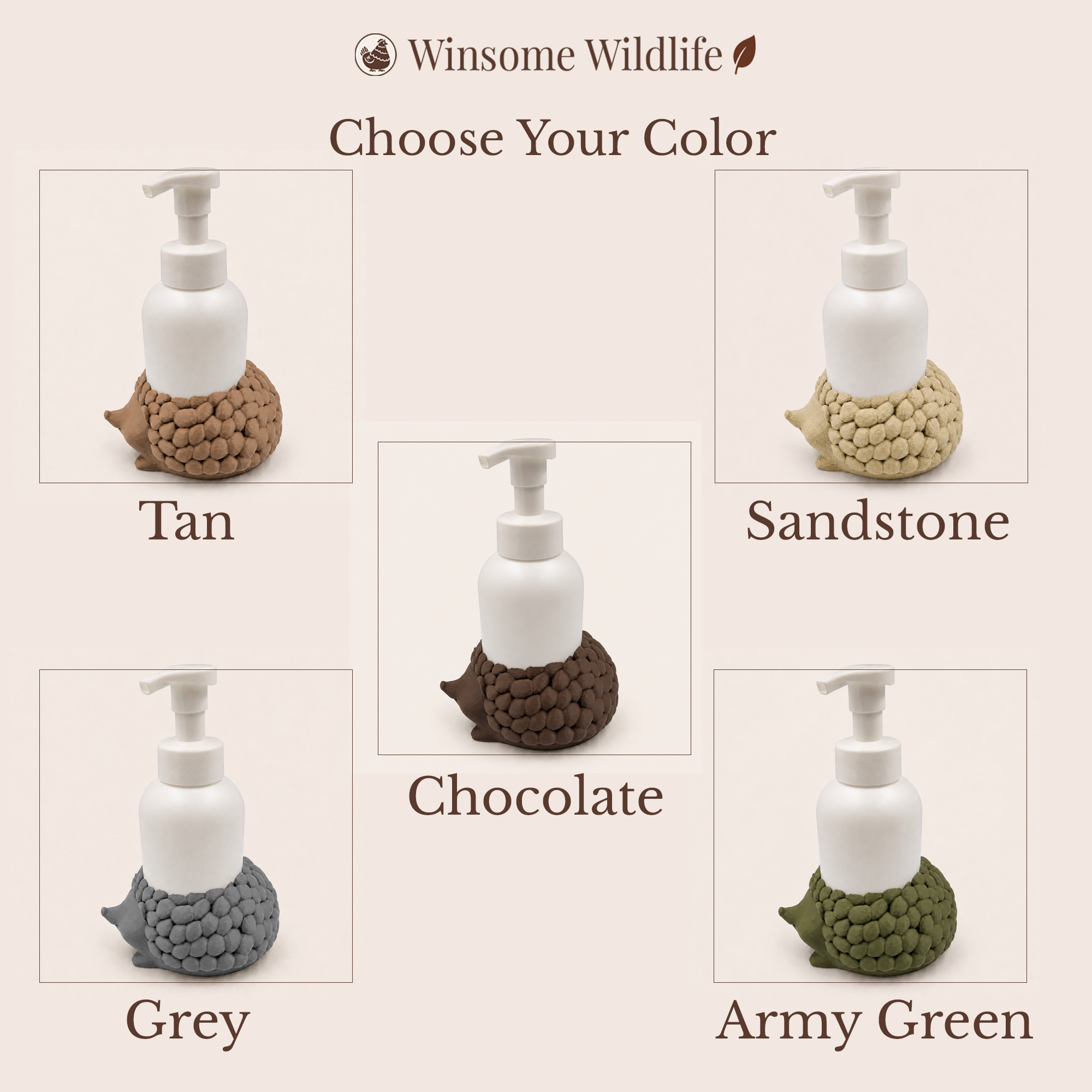 Hedgehog Universal Soap Holder - Winsome Wildlife
