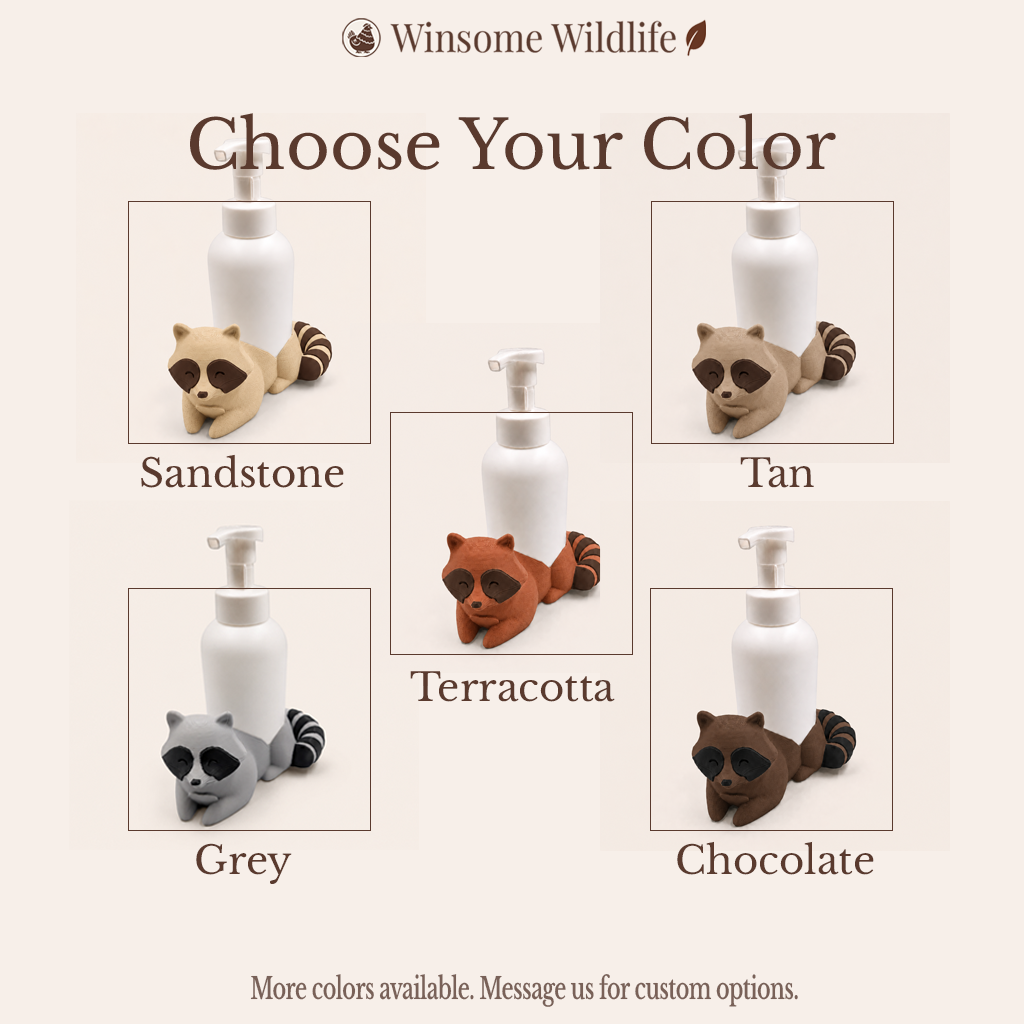 Raccoon Universal Soap Holder - Winsome Wildlife