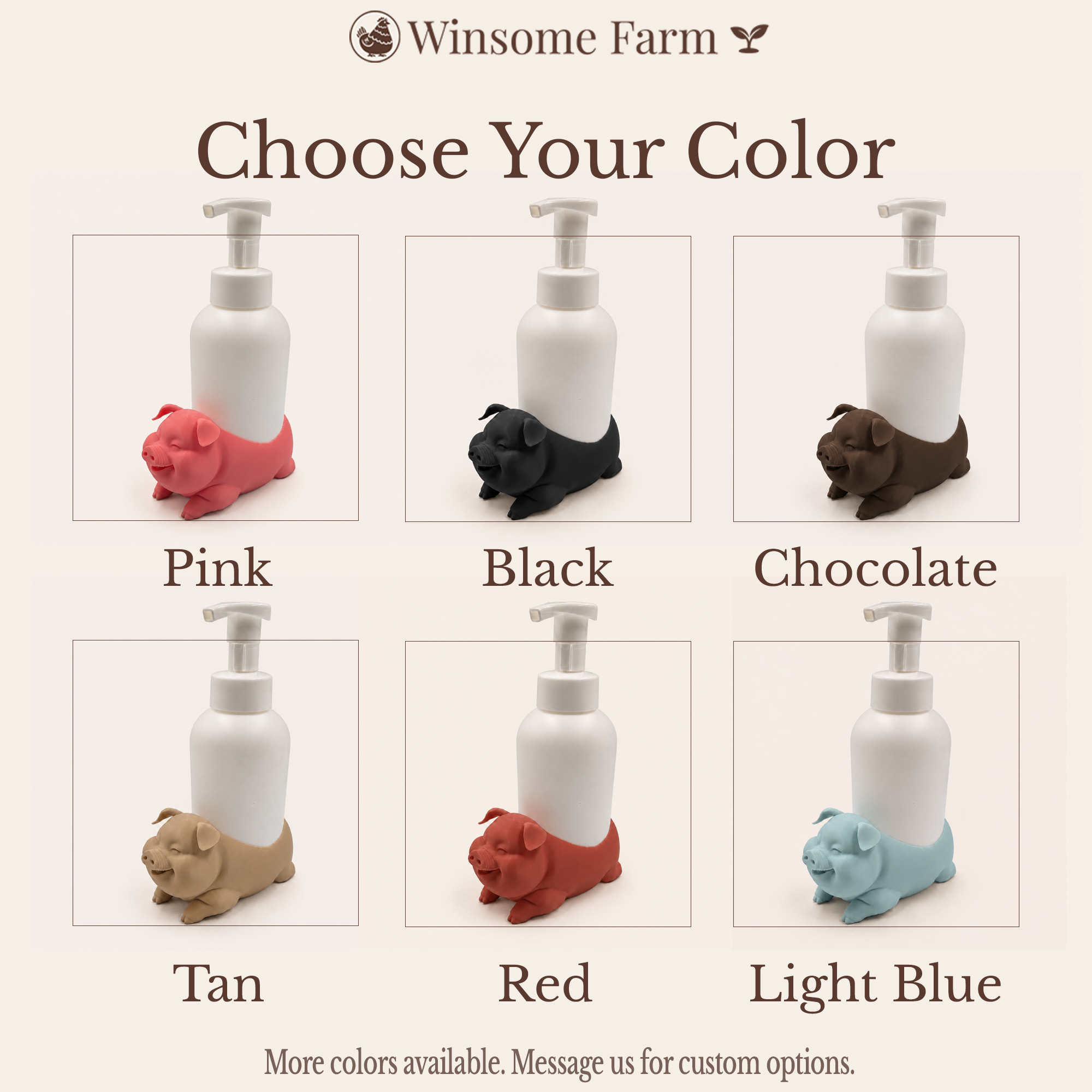 Pig Universal Soap Holder - Winsome Farm