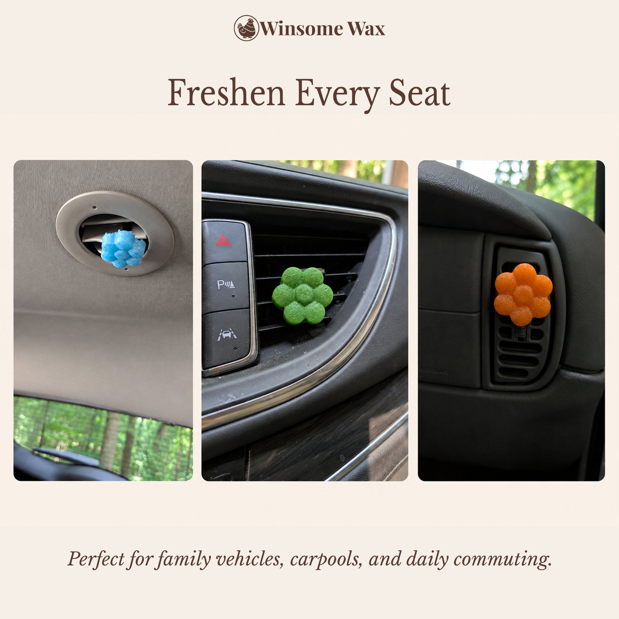 Signature Collection - Flower Vent Clip Air Freshener