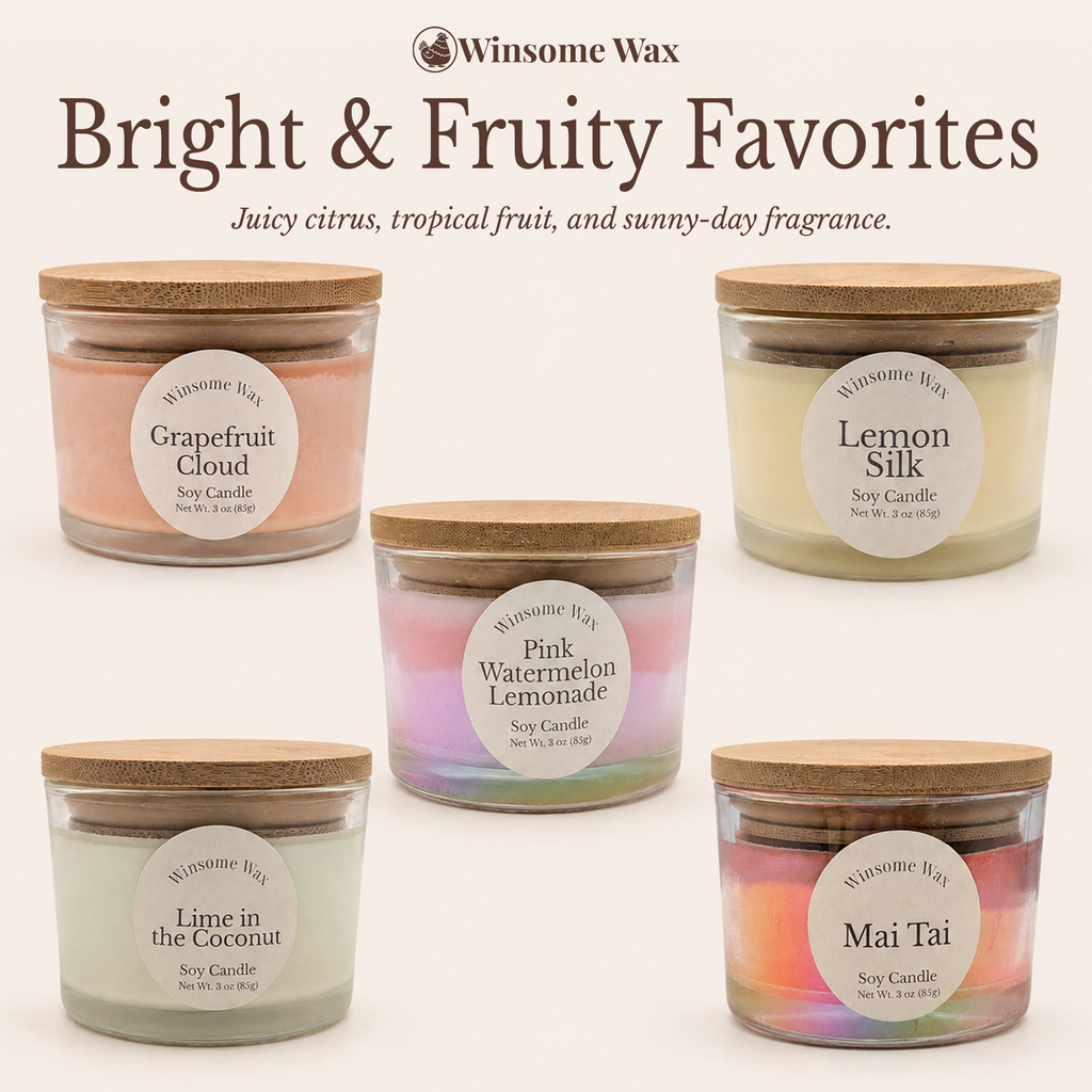 Small Batch 3 oz Soy Candle - Choose Your Fragrance - Limited Quantities
