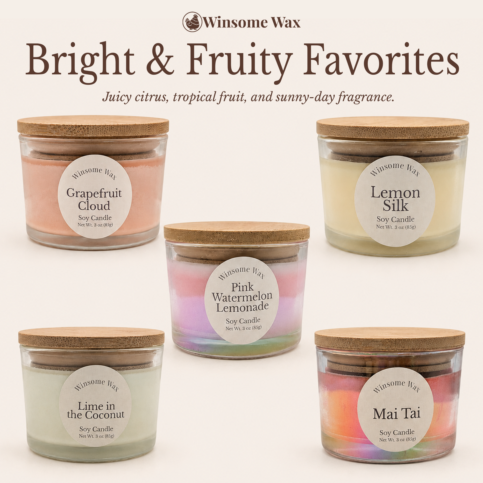 Small Batch 3 oz Soy Candle - Choose Your Fragrance - Limited Quantities