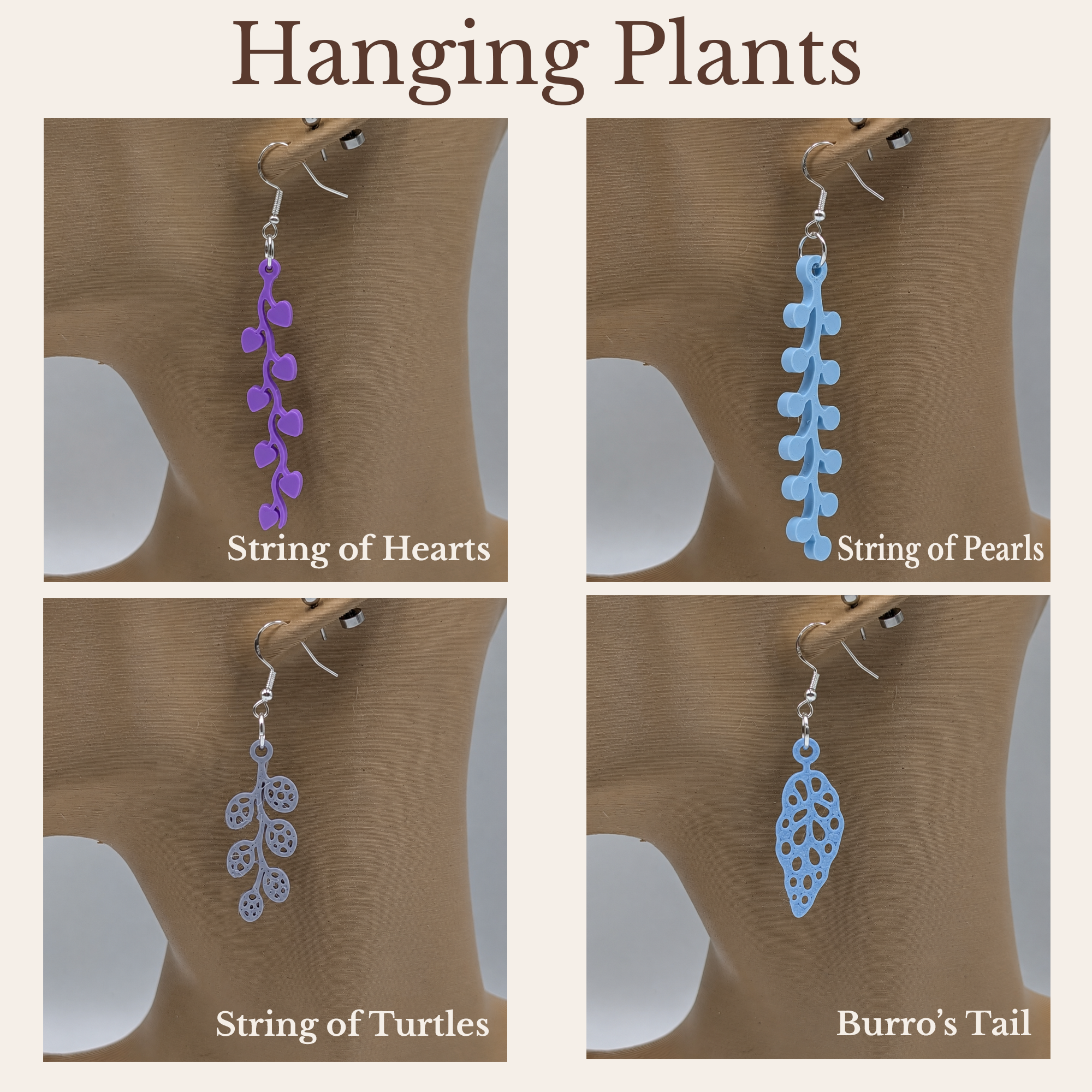 Houseplant Earrings