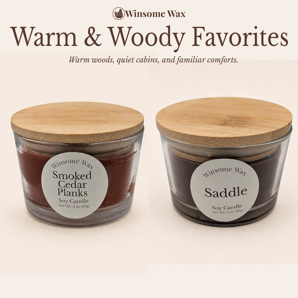 Signature Collection - 3 oz Soy Candle - Hand Poured Candle with Bamboo Lid