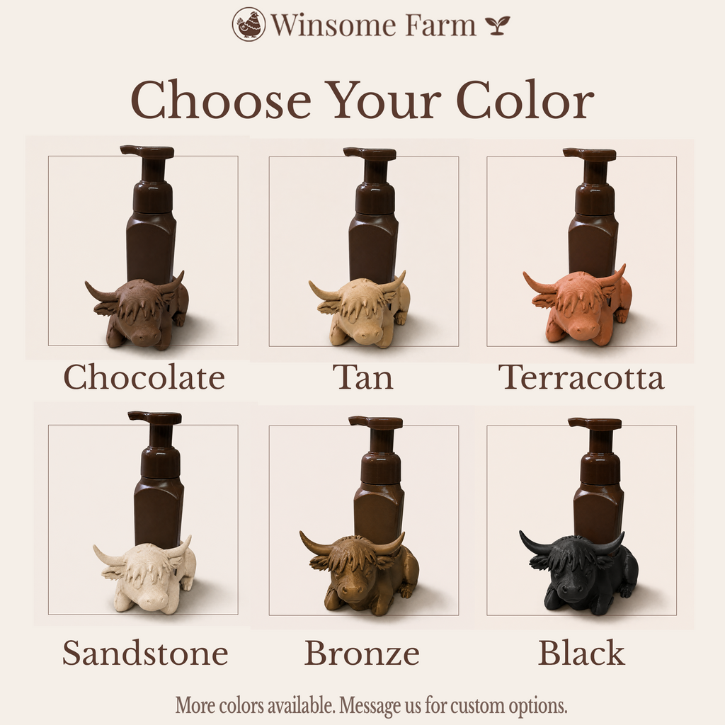 Highland Cow Soap Holder - Bath & Body Works Holder - Winsome Farm