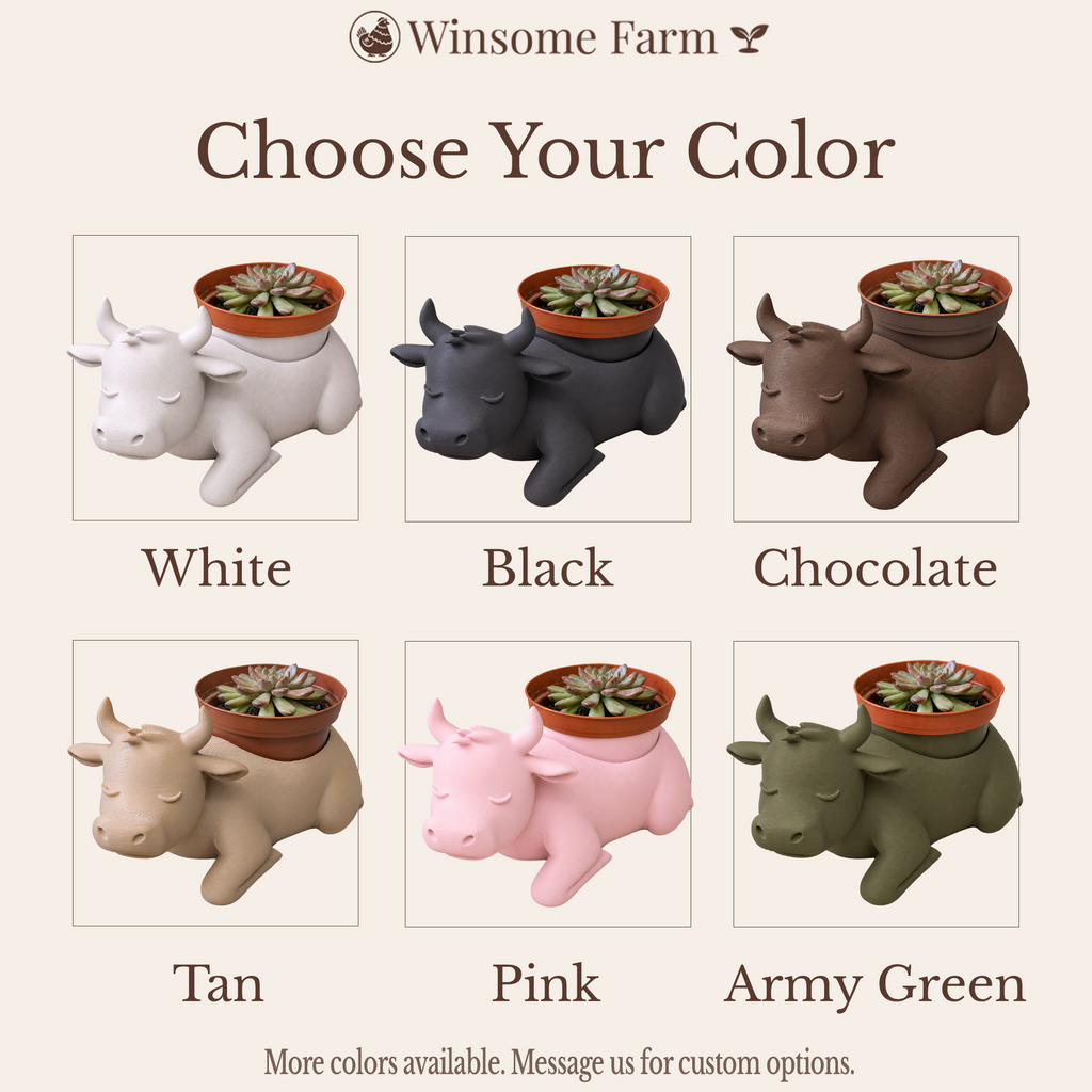Cow Planter and Soap Holder Bundle - Winsome Farm